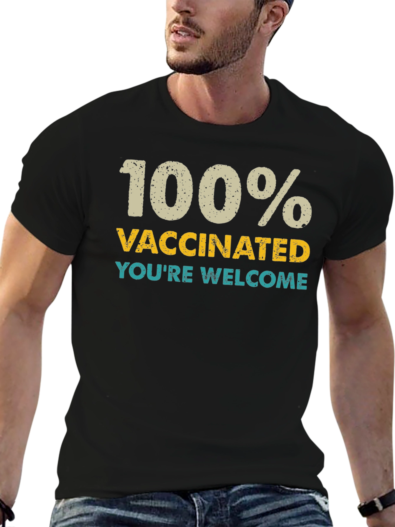 100% Vaccinated Graphic Tee