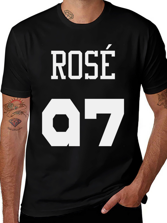 Rosé 97 Black T-Shirt - Fashion Tee