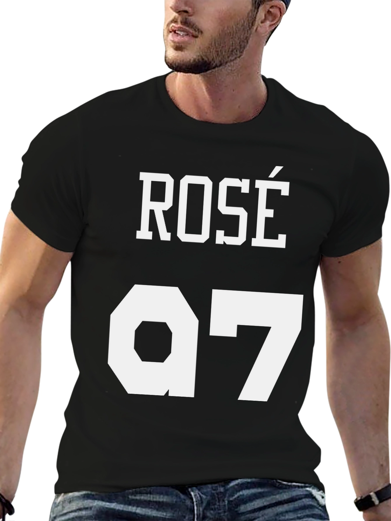 Rosé 97 Black T-Shirt - Fashion Tee