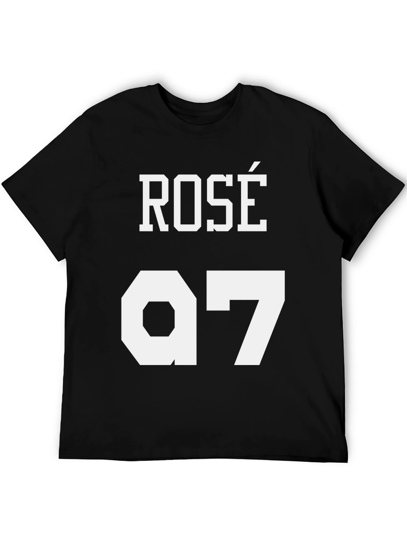 Rosé 97 Black T-Shirt - Fashion Tee