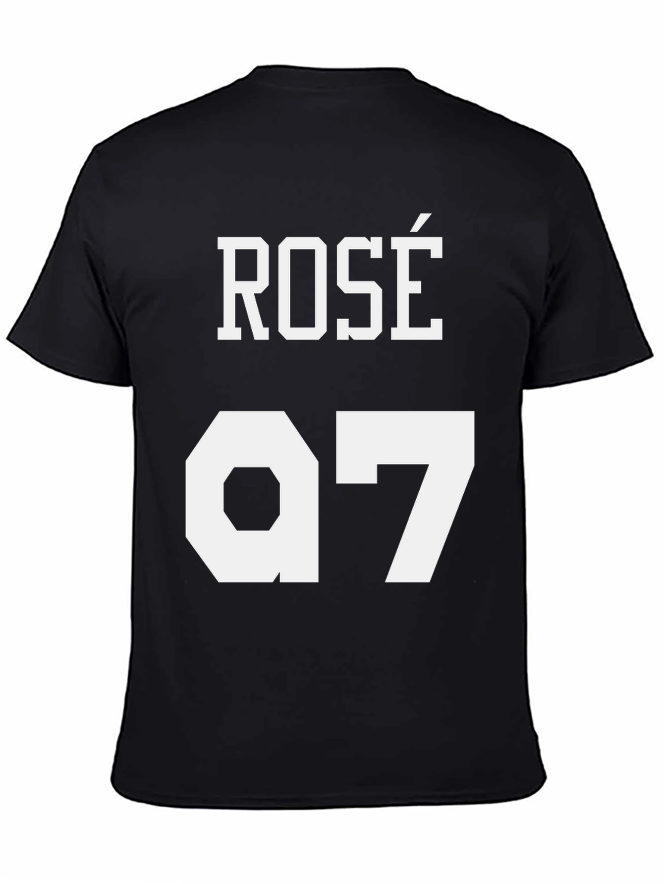 Rosé 97 Black T-Shirt - Fashion Tee