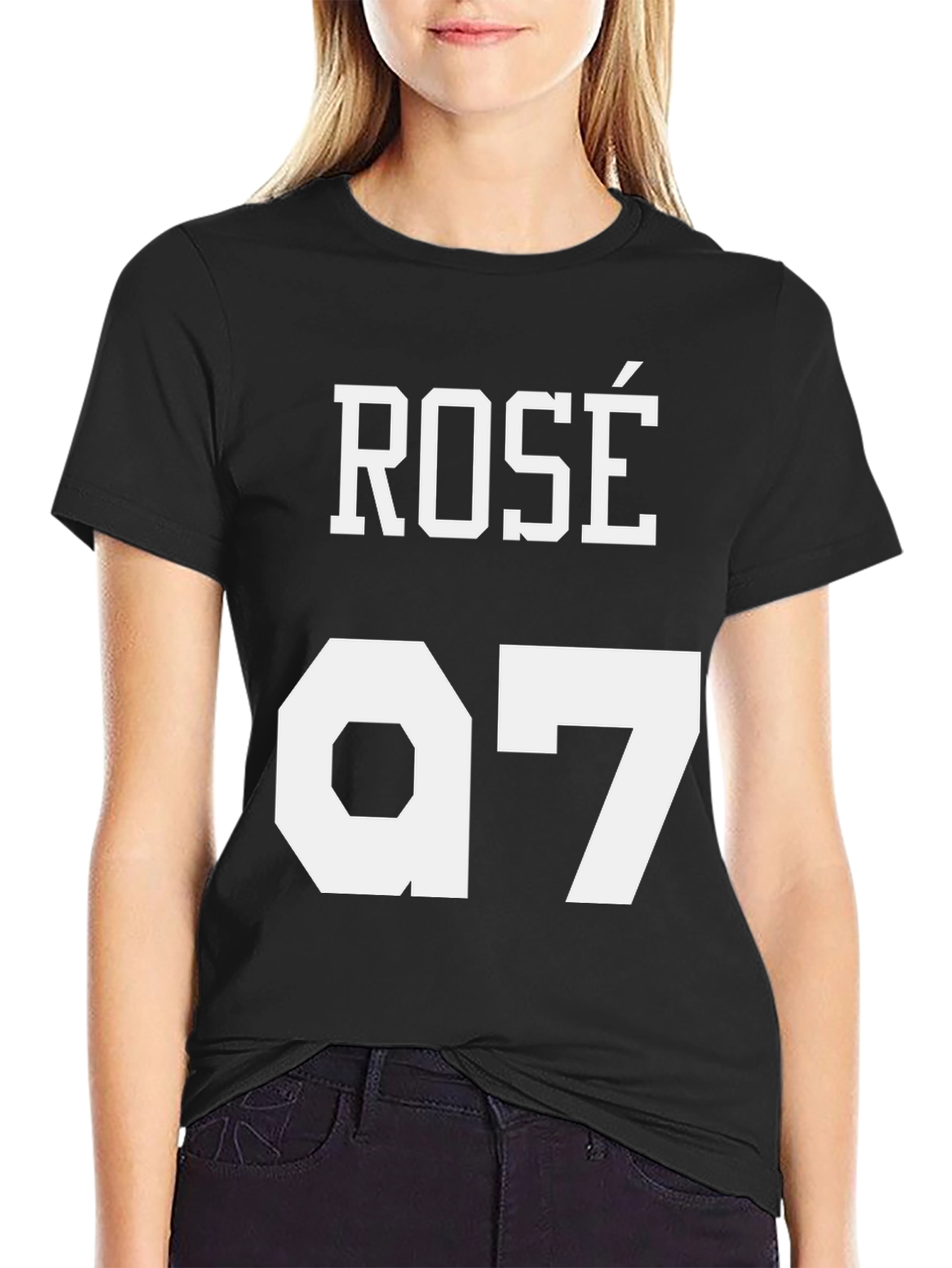 Rosé 97 Black T-Shirt - Fashion Tee