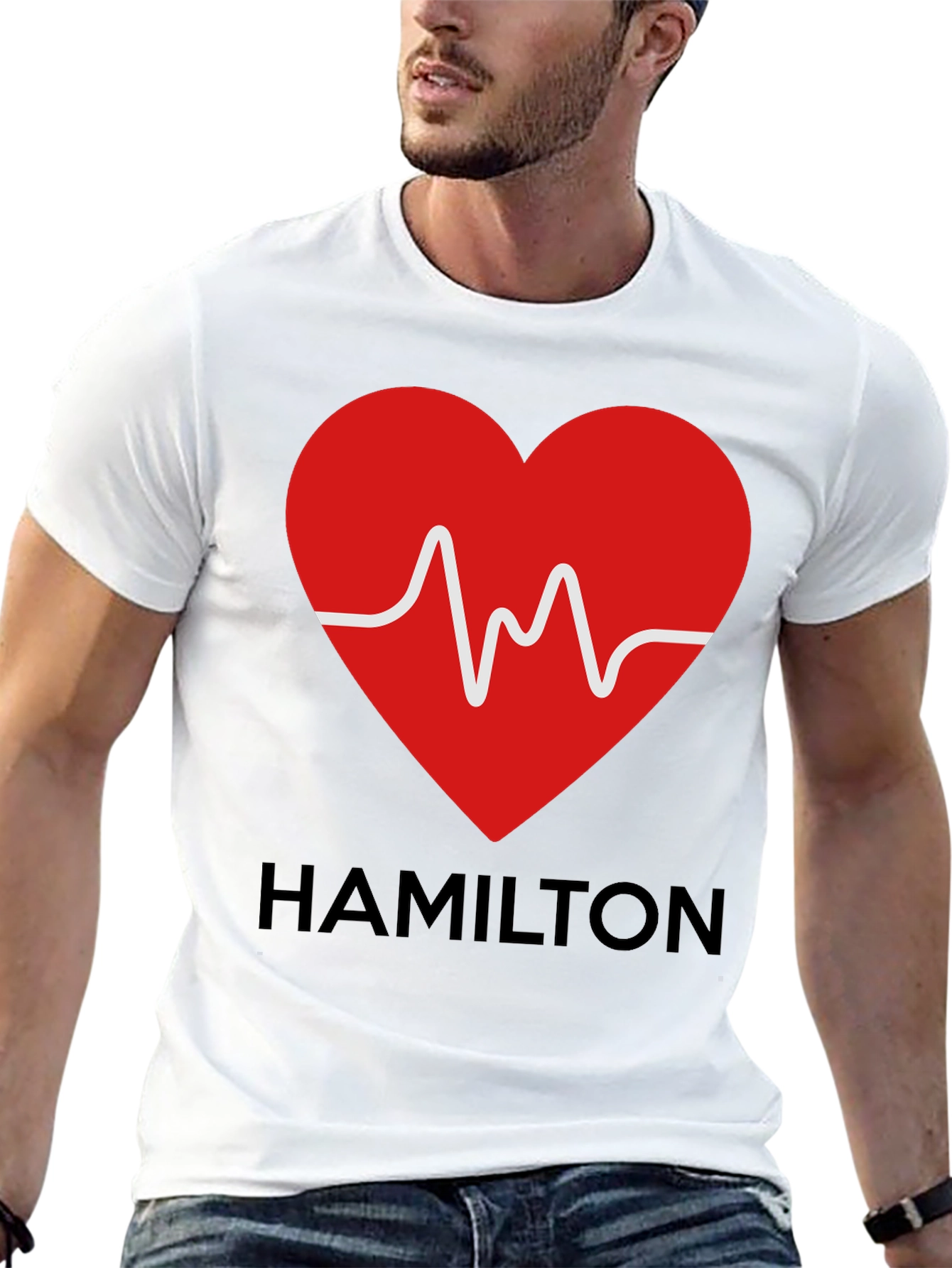 Hamilton Heartbeat T-Shirt - Motorsport Fan Apparel