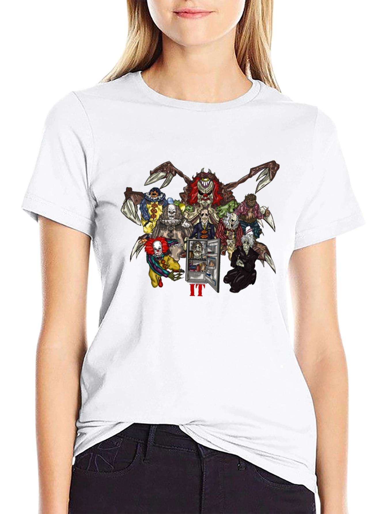 Pennywise IT Horror Movie Character T-Shirt