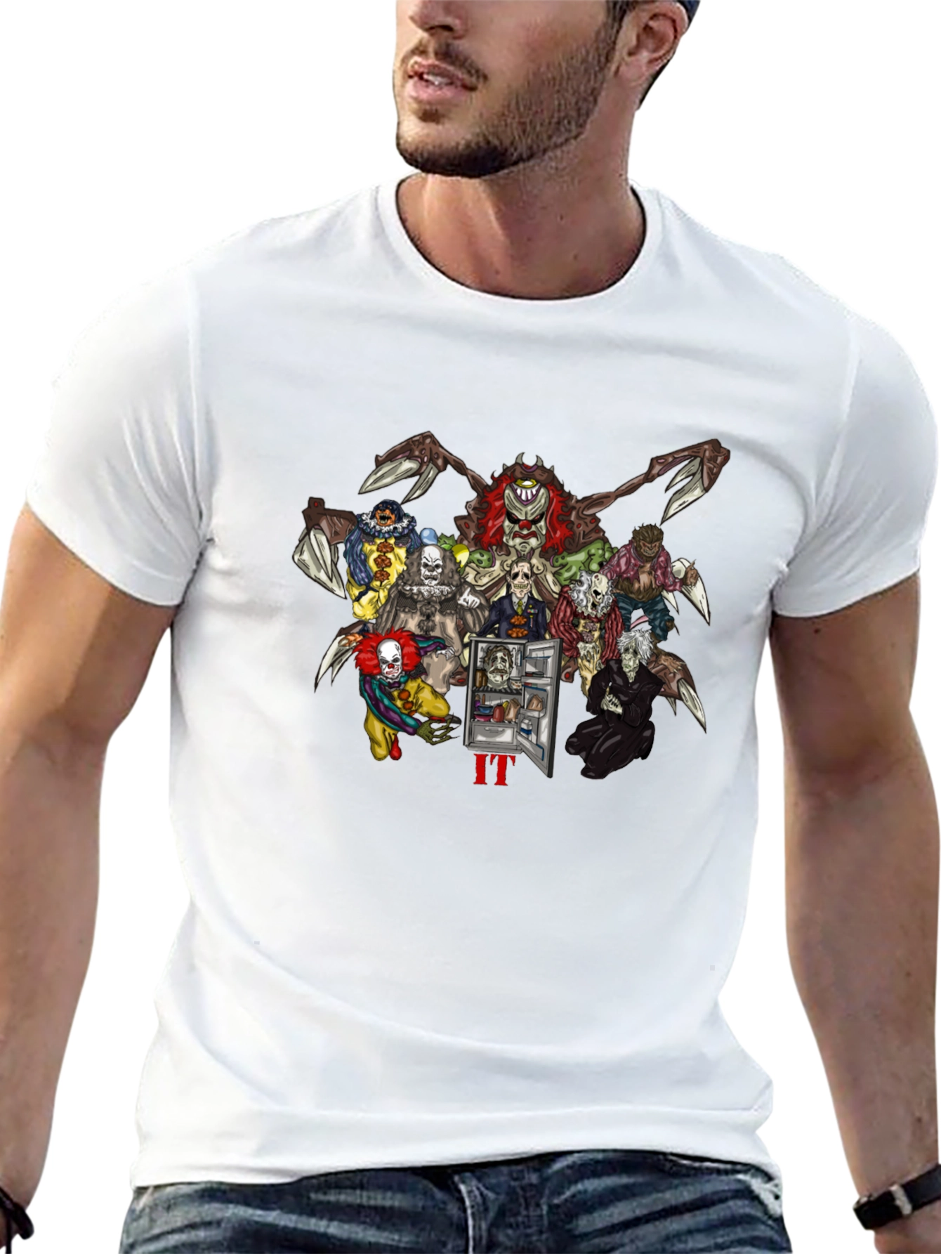 Pennywise IT Horror Movie Character T-Shirt