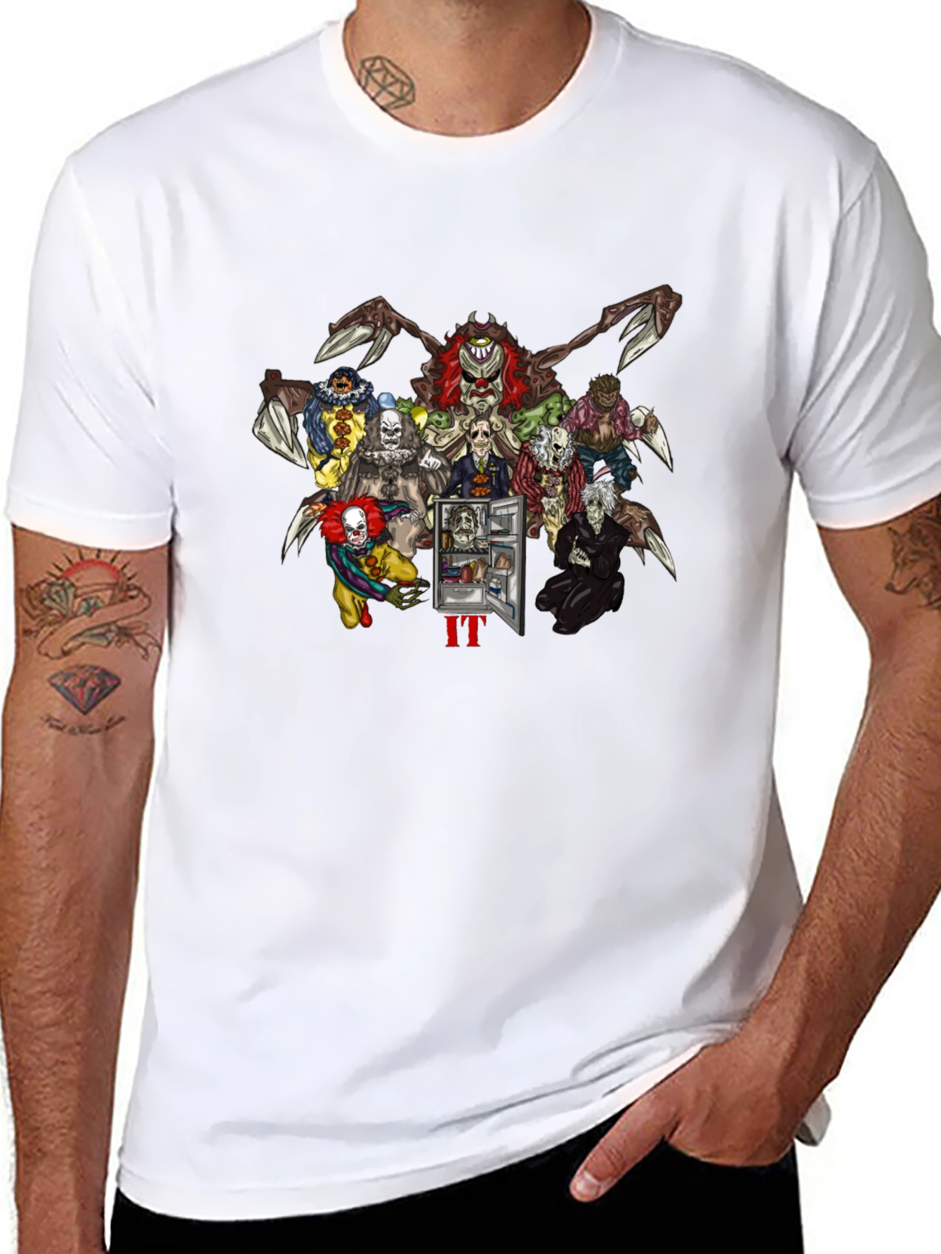 Pennywise IT Horror Movie Character T-Shirt