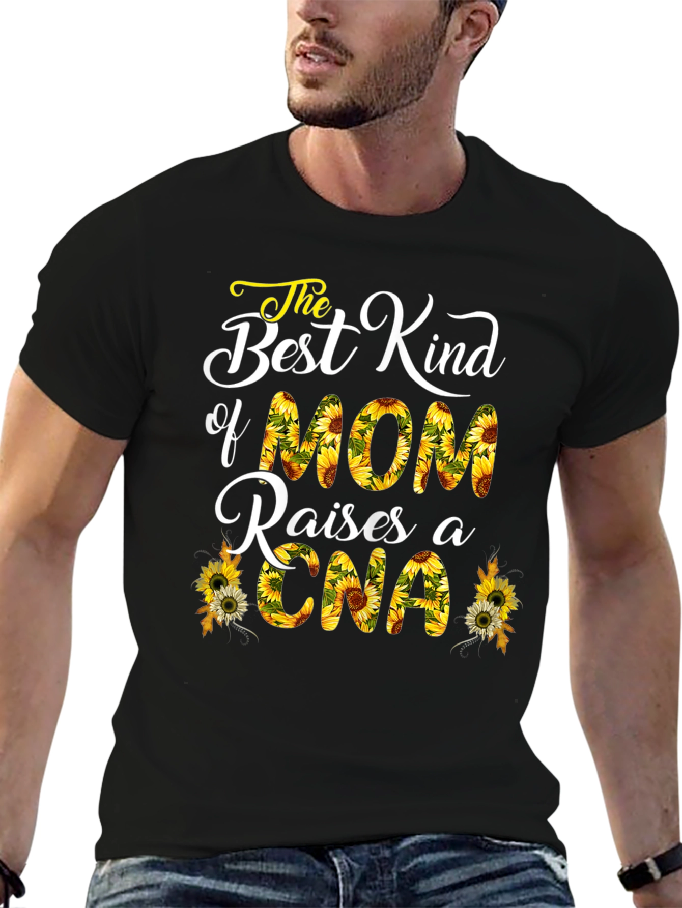 Mom Raises CNA Sunflower T-Shirt