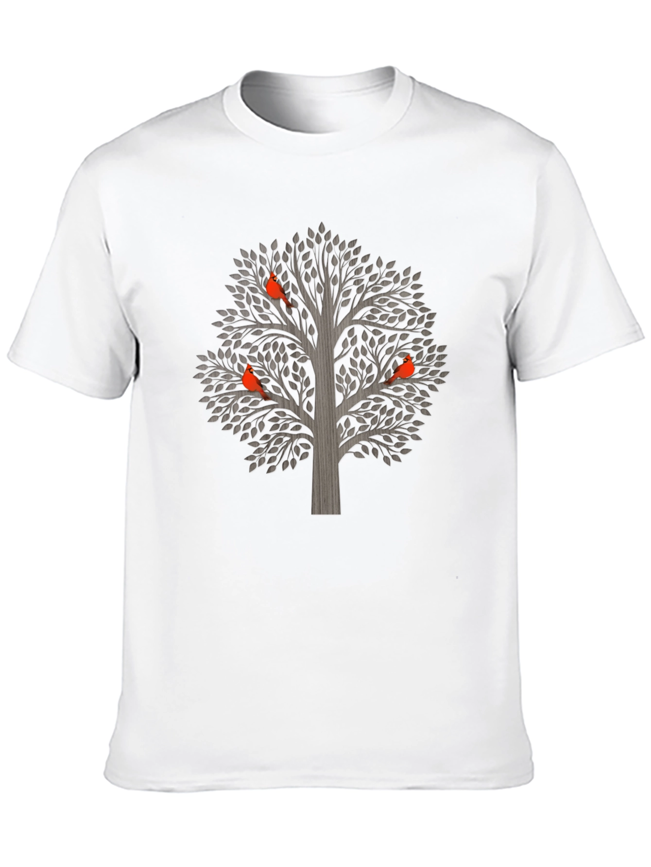 Tree and Bird Graphic T-Shirt - Unisex