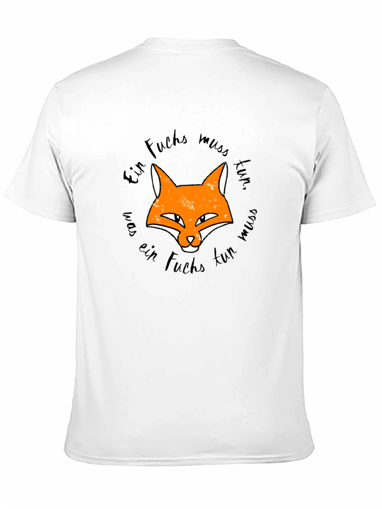 Fox Graphic Black T-Shirt - Ein Fuchs Muss Tun