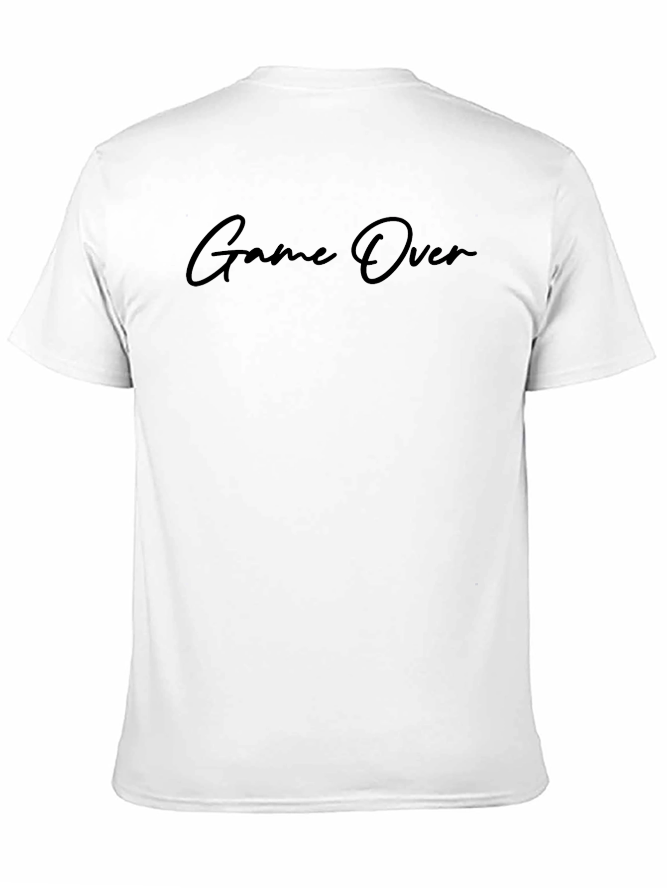 Game Over Black Crewneck T-Shirt