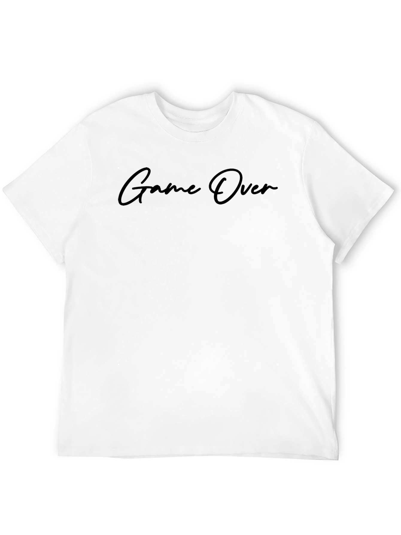 Game Over Black Crewneck T-Shirt