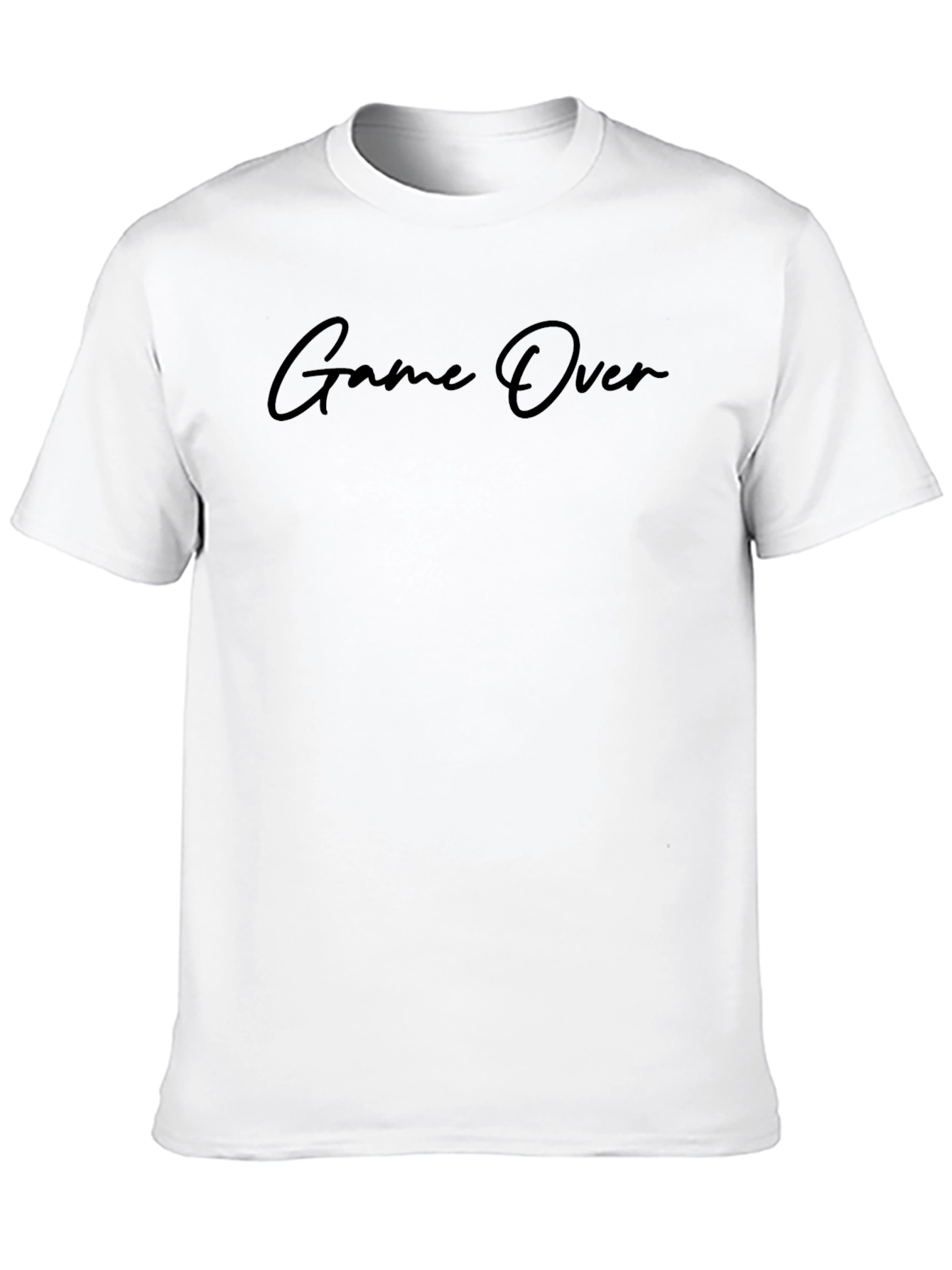 Game Over Black Crewneck T-Shirt