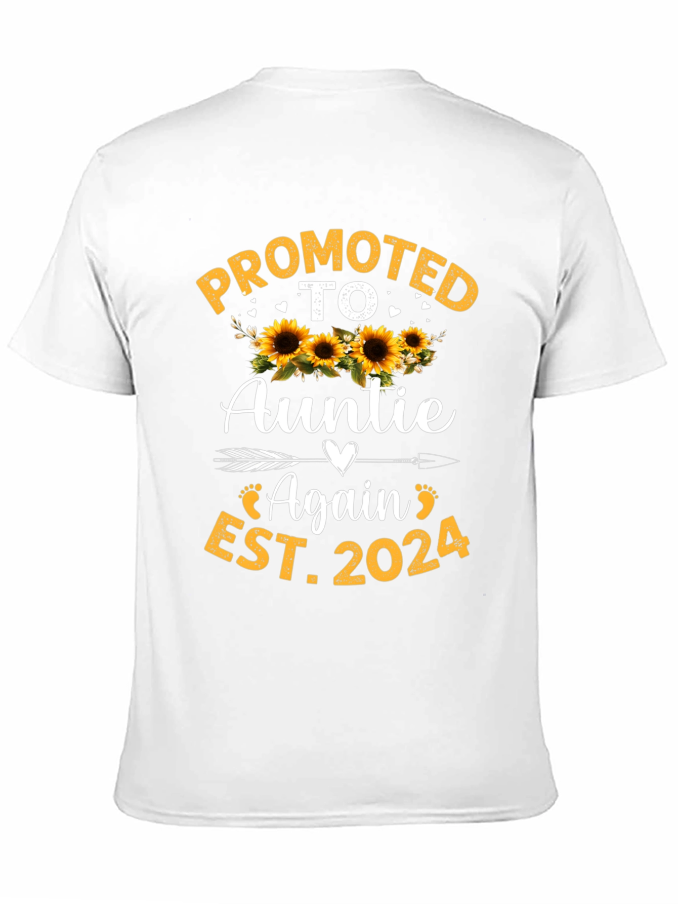 Promoted to Auntie Again EST 2024 T-Shirt