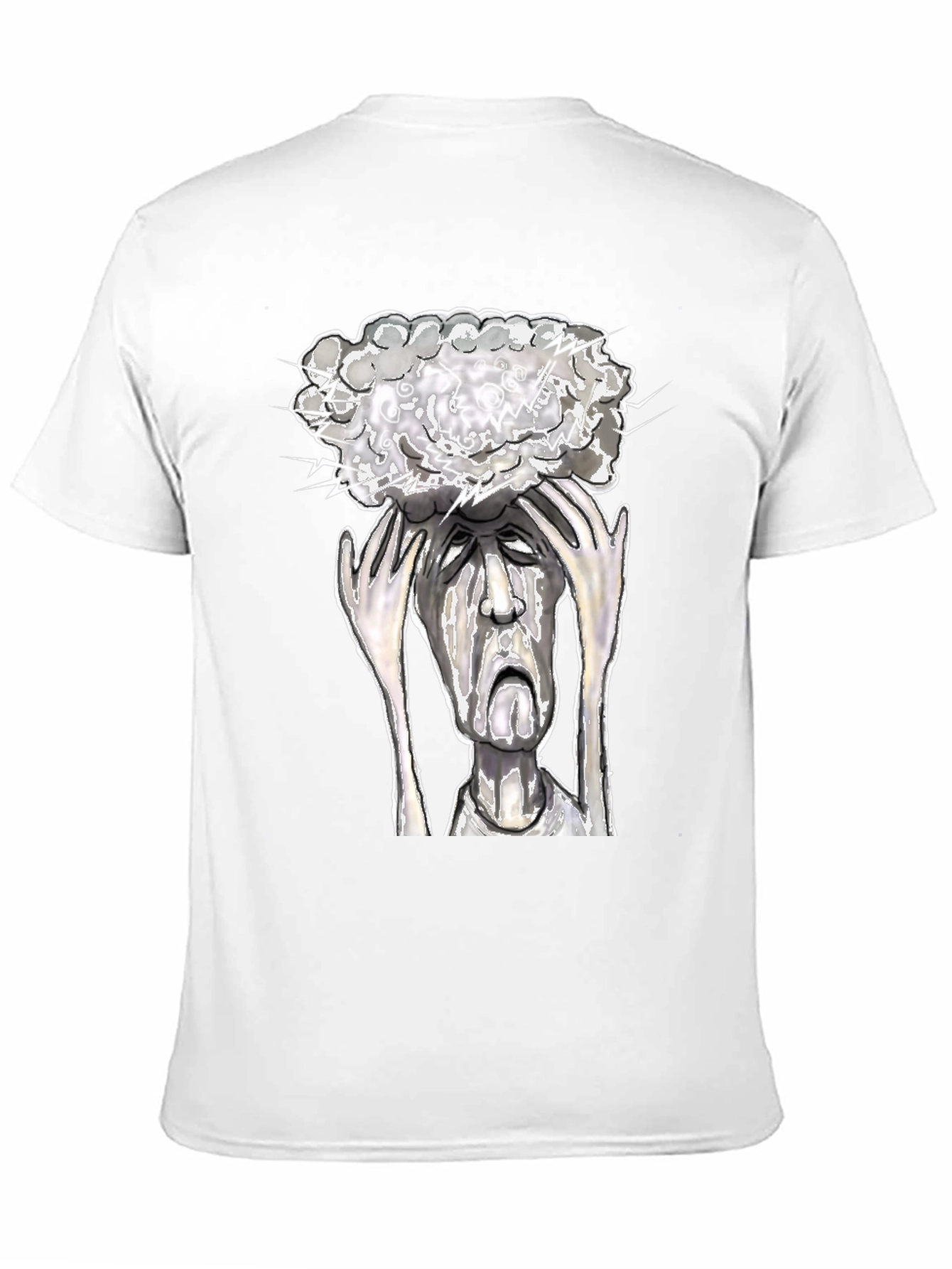Mind Storm Tee: Overwhelmed Graphic T-Shirt