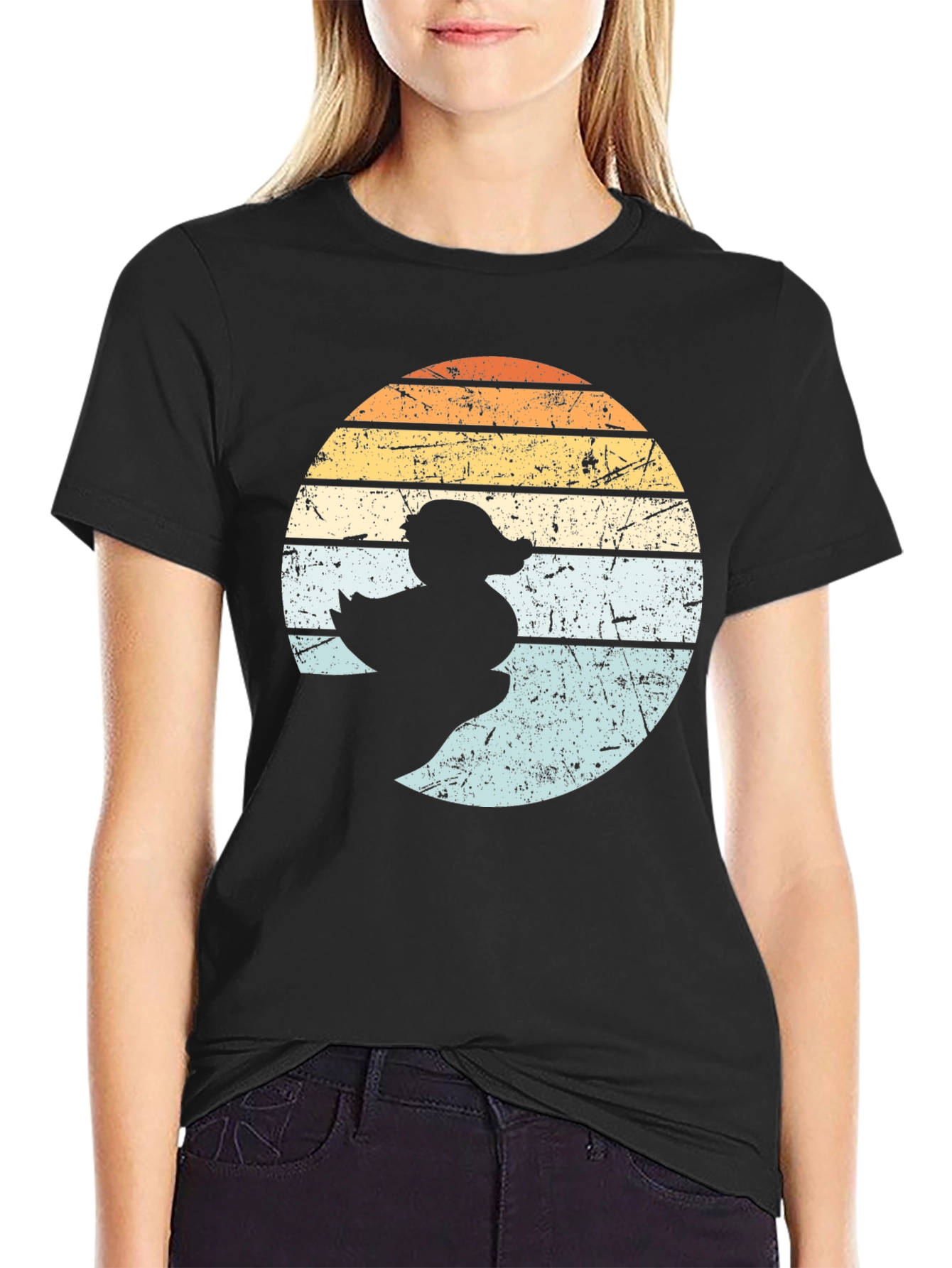 Retro Duck Silhouette T-Shirt