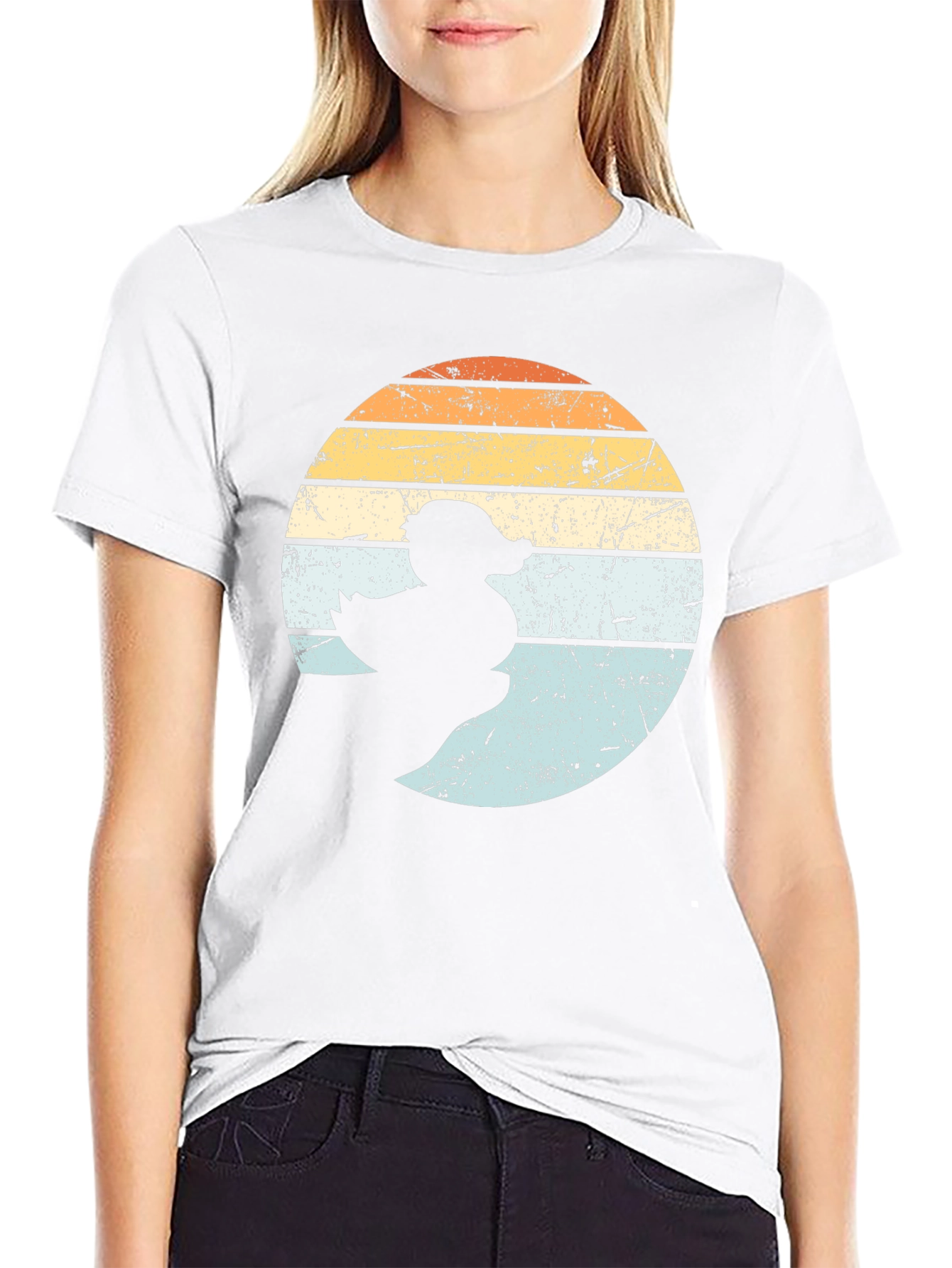 Retro Duck Silhouette T-Shirt