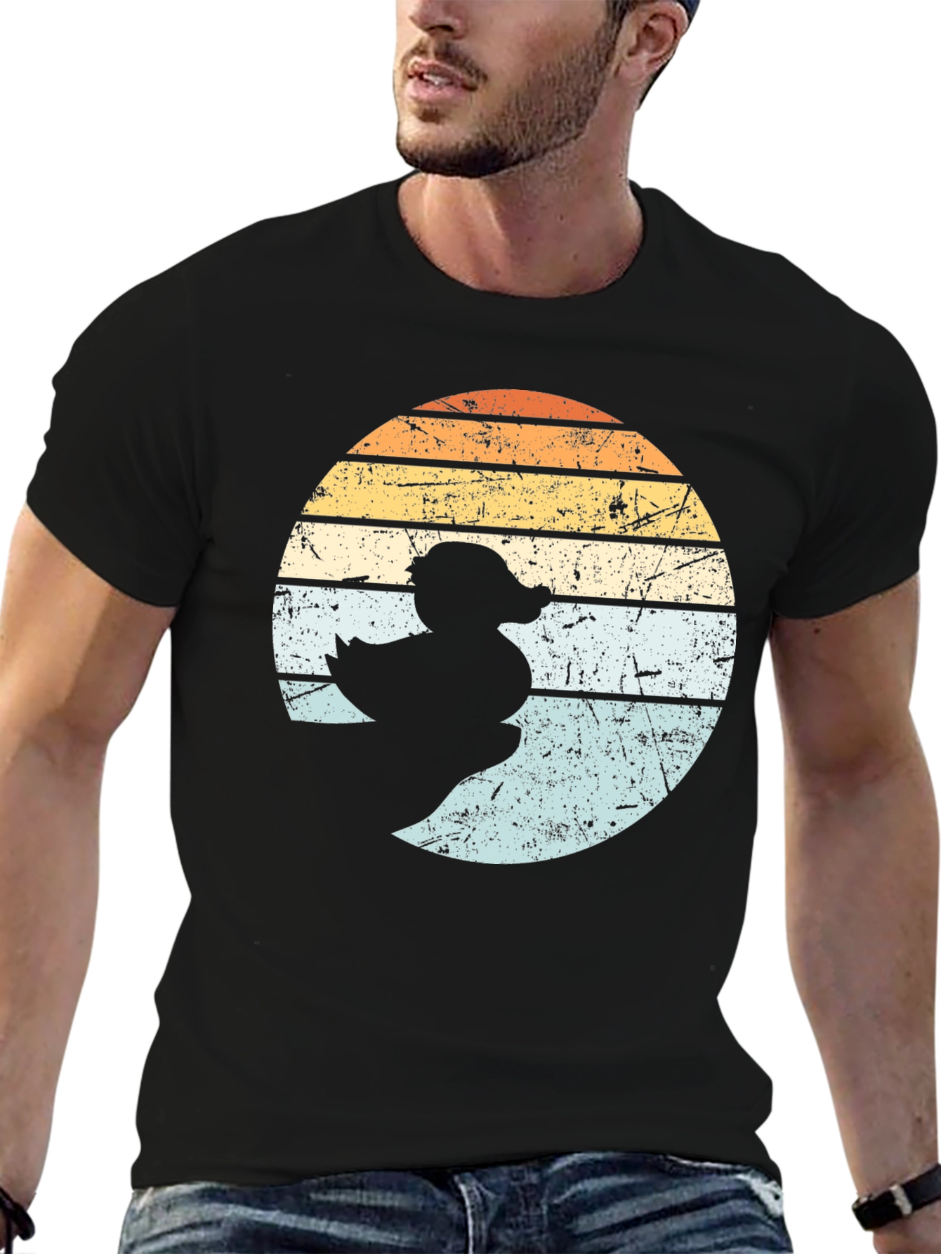 Retro Duck Silhouette T-Shirt