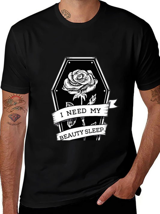 Gothic Rose Coffin T-Shirt - Beauty Sleep