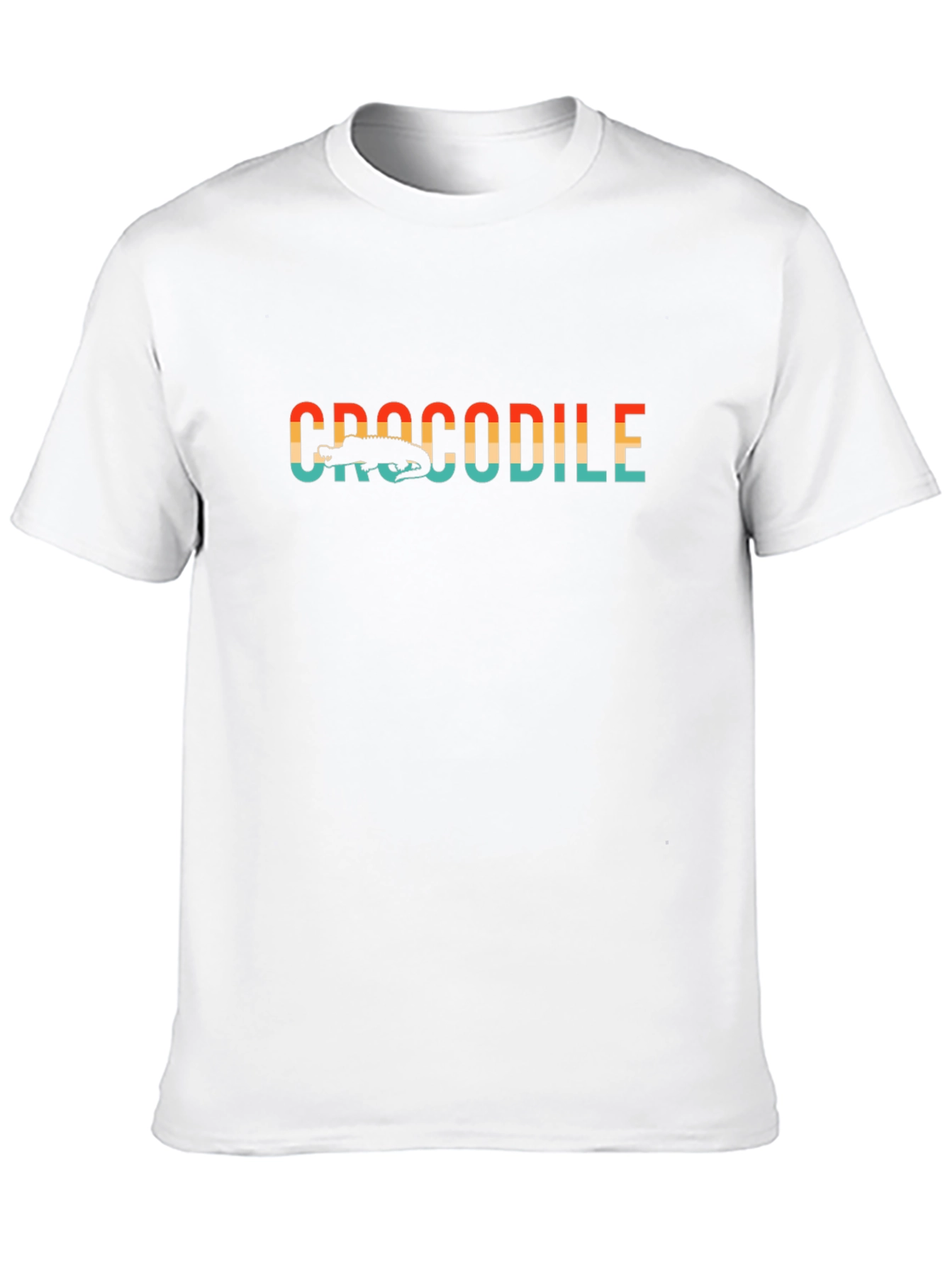 Retro Crocodile T-Shirt - Cool Animal Graphic Tee
