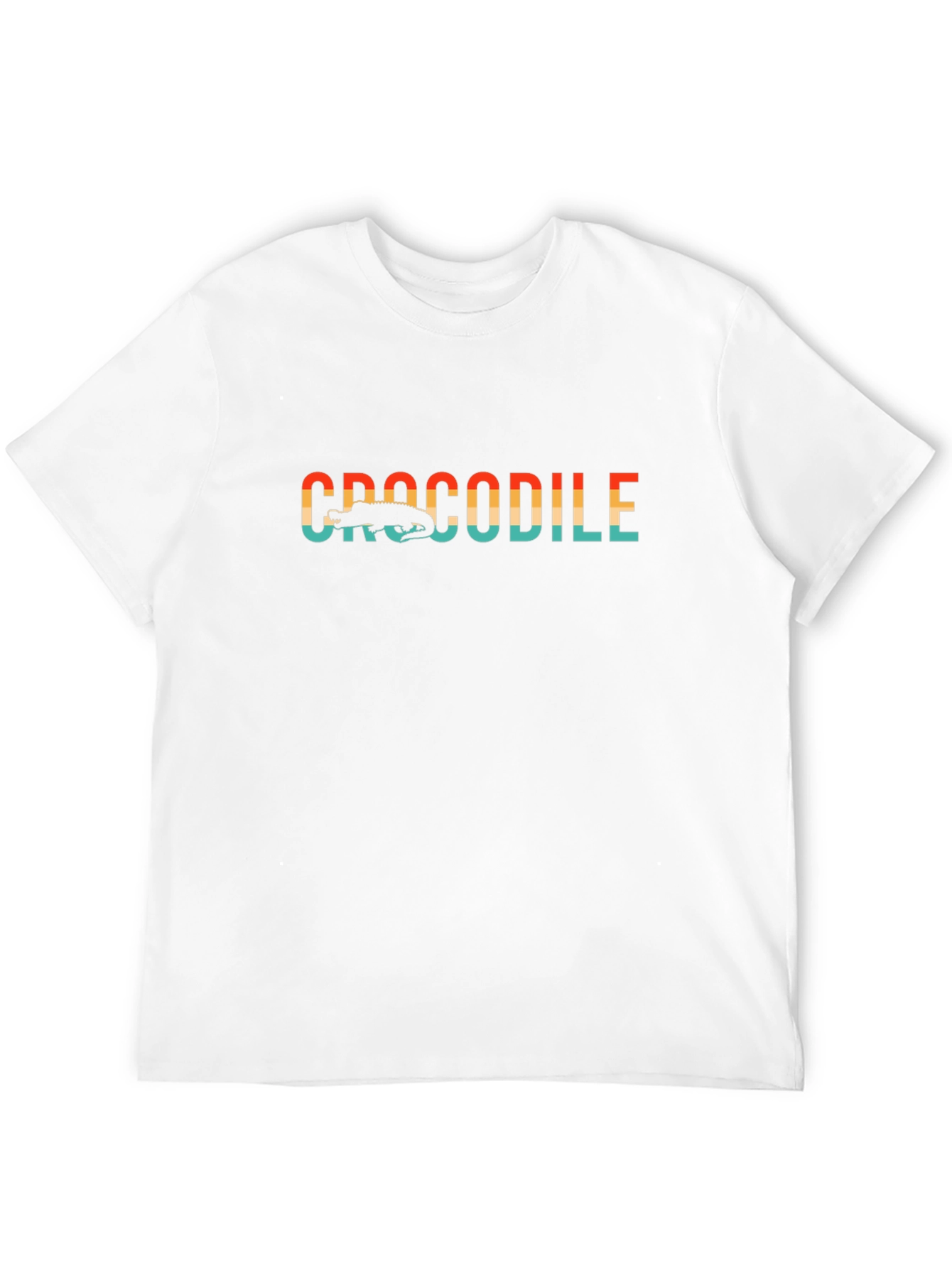 Retro Crocodile T-Shirt - Cool Animal Graphic Tee