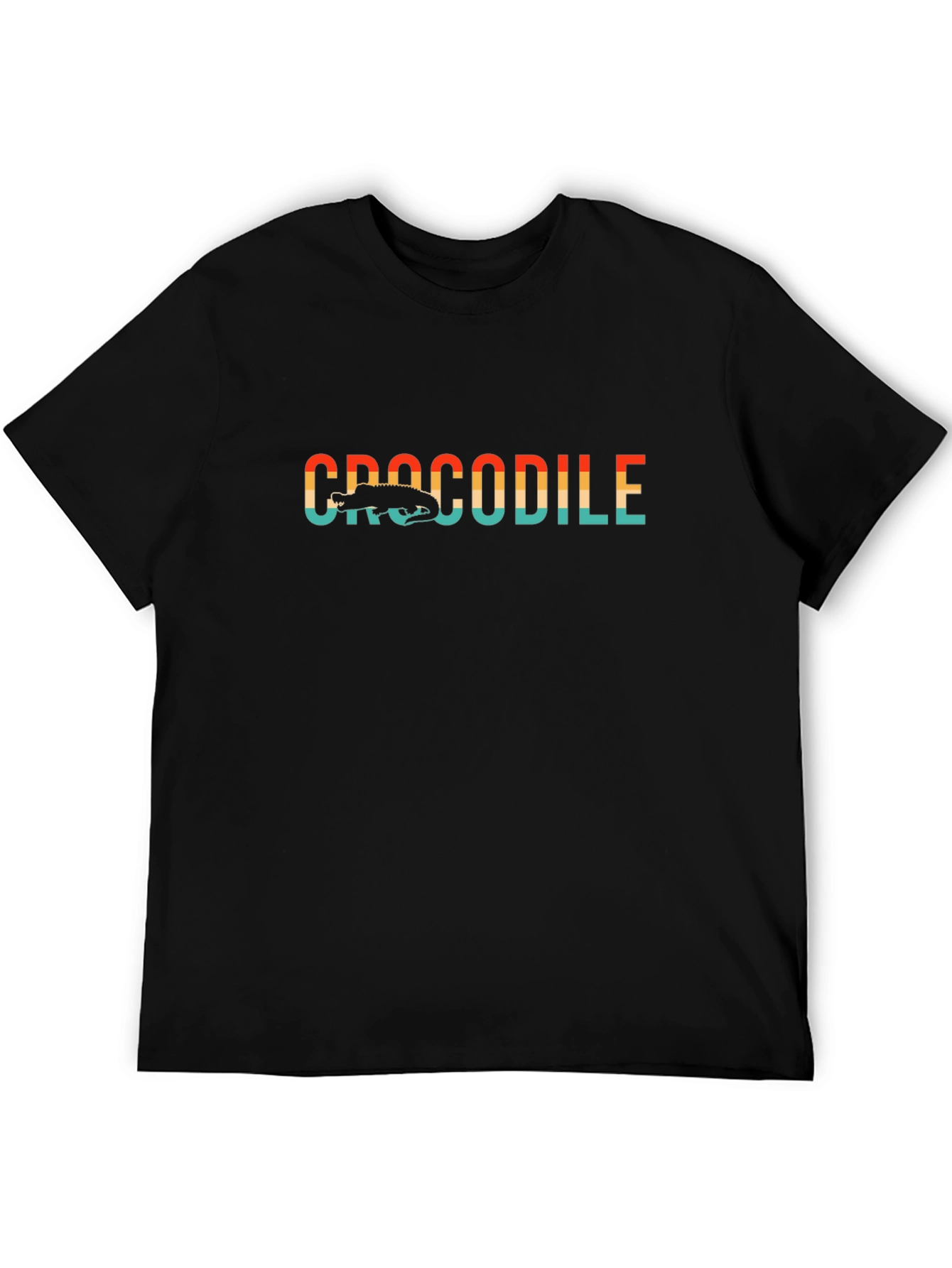 Retro Crocodile T-Shirt - Cool Animal Graphic Tee