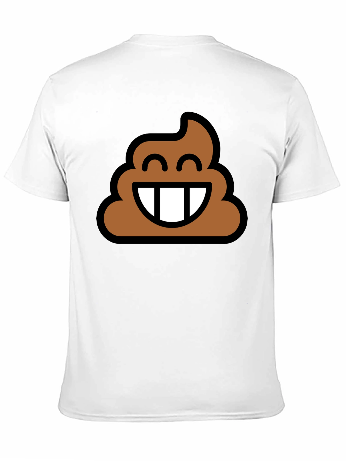 Poop Emoji Graphic Tee - Black