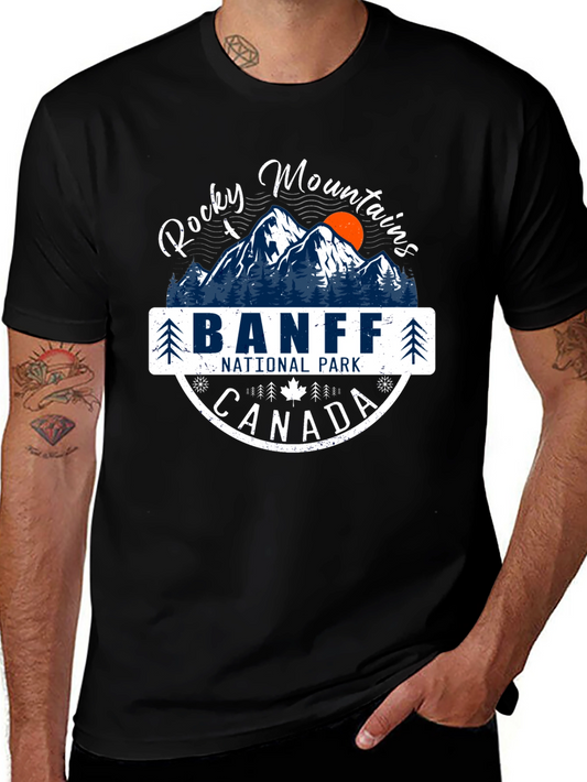 Banff National Park T-Shirt Rocky Mountains Canada Tee