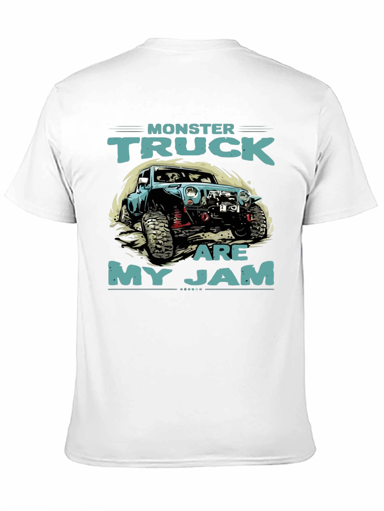 Monster Truck Are My Jam Black T-Shirt