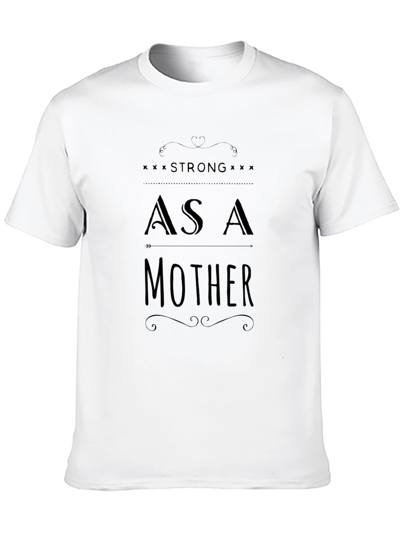 Strong As A Mother Graphic Tee - Black