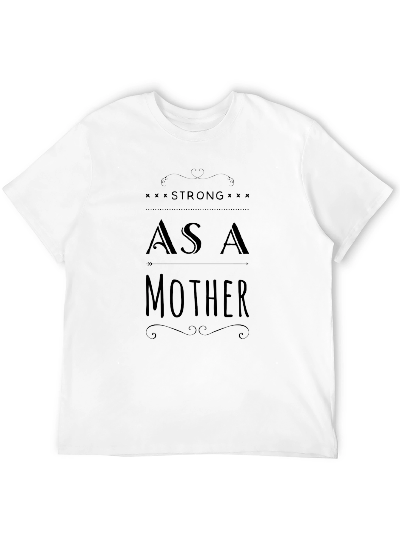 Strong As A Mother Graphic Tee - Black