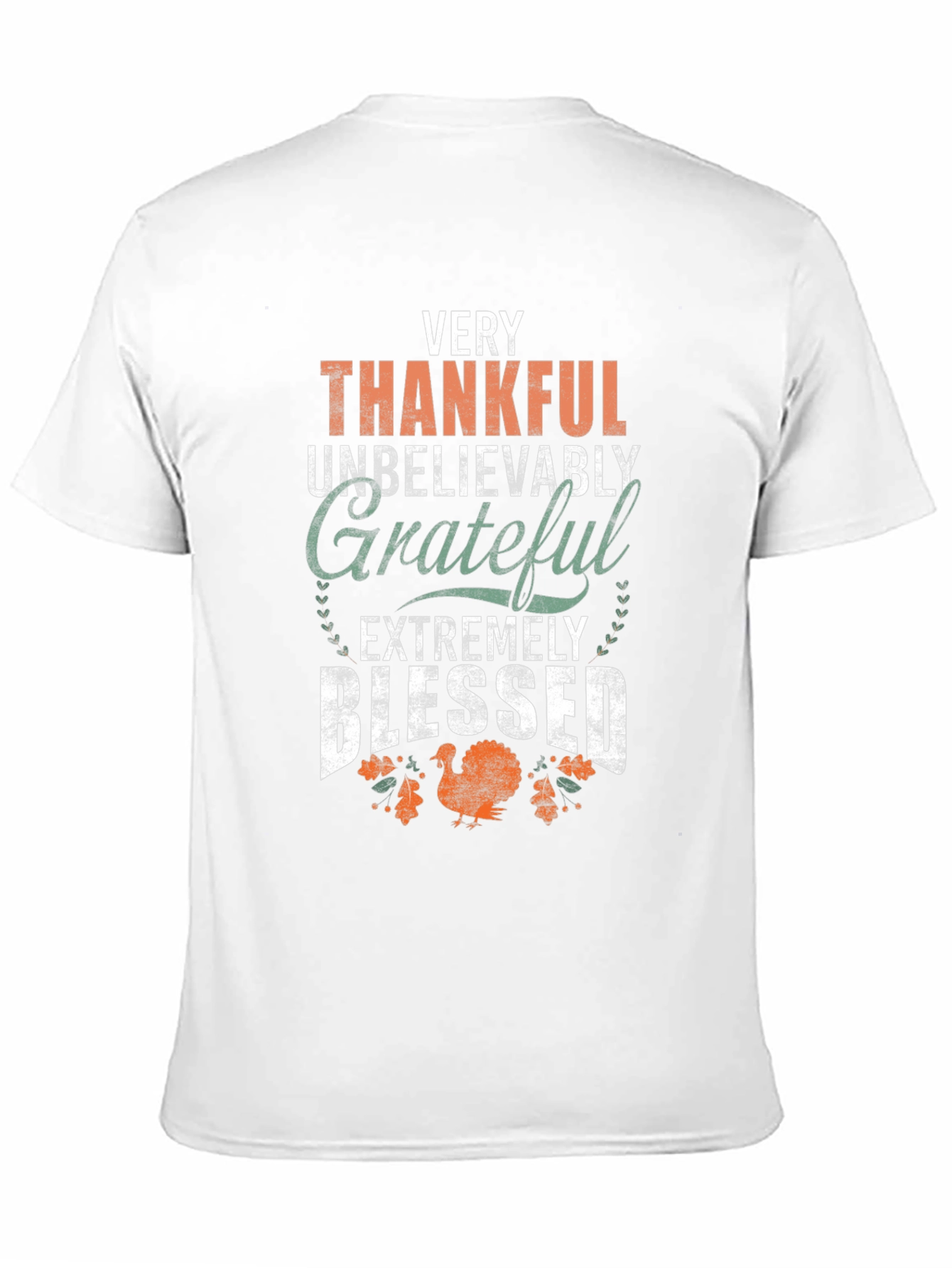 Thanksgiving Graphic T-Shirt: Very Thankful Design