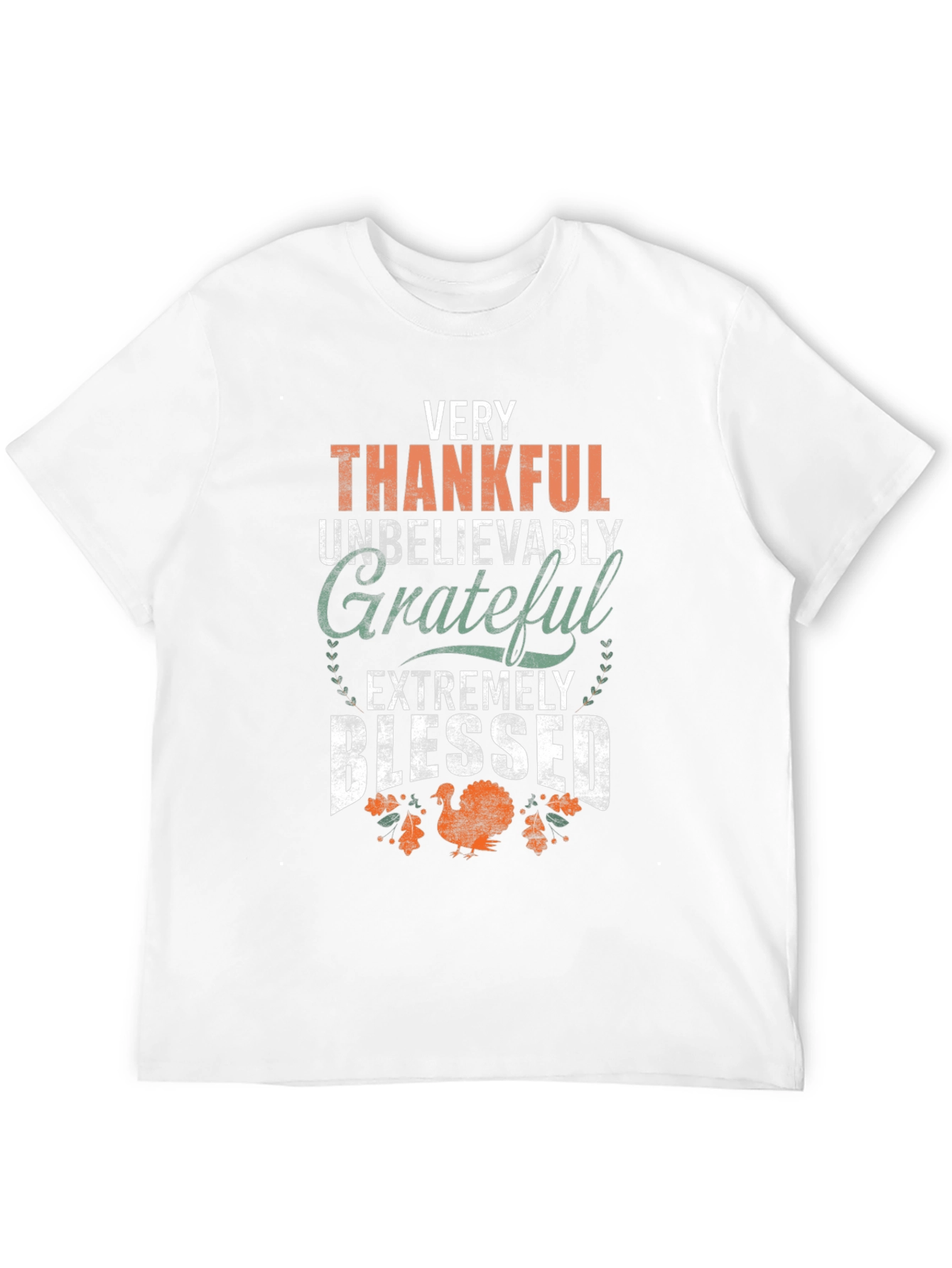 Thanksgiving Graphic T-Shirt: Very Thankful Design