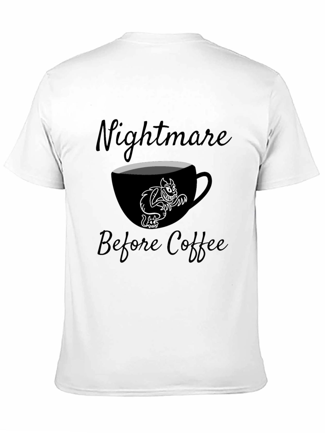 Nightmare Before Coffee Graphic T-Shirt