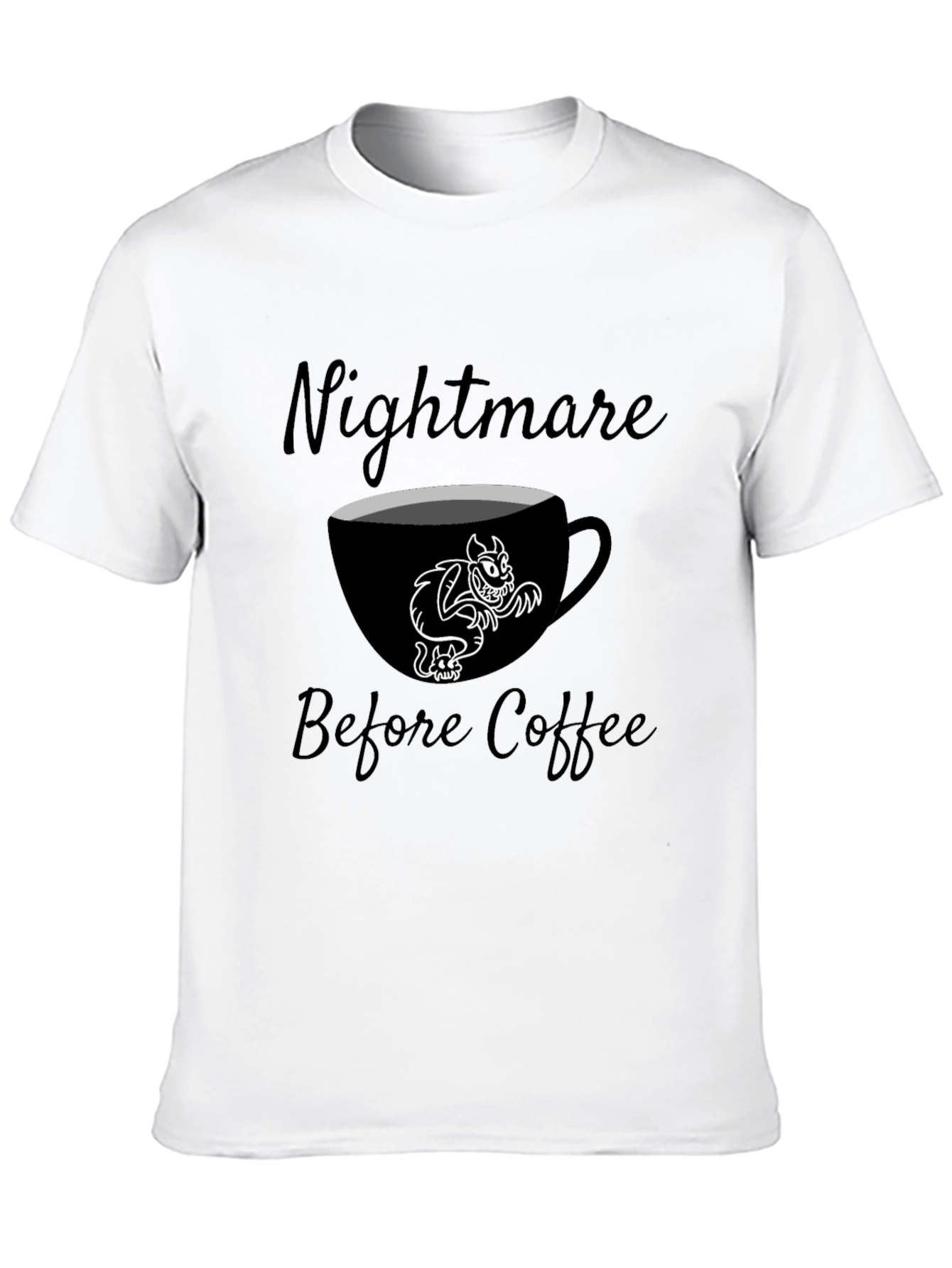 Nightmare Before Coffee Graphic T-Shirt