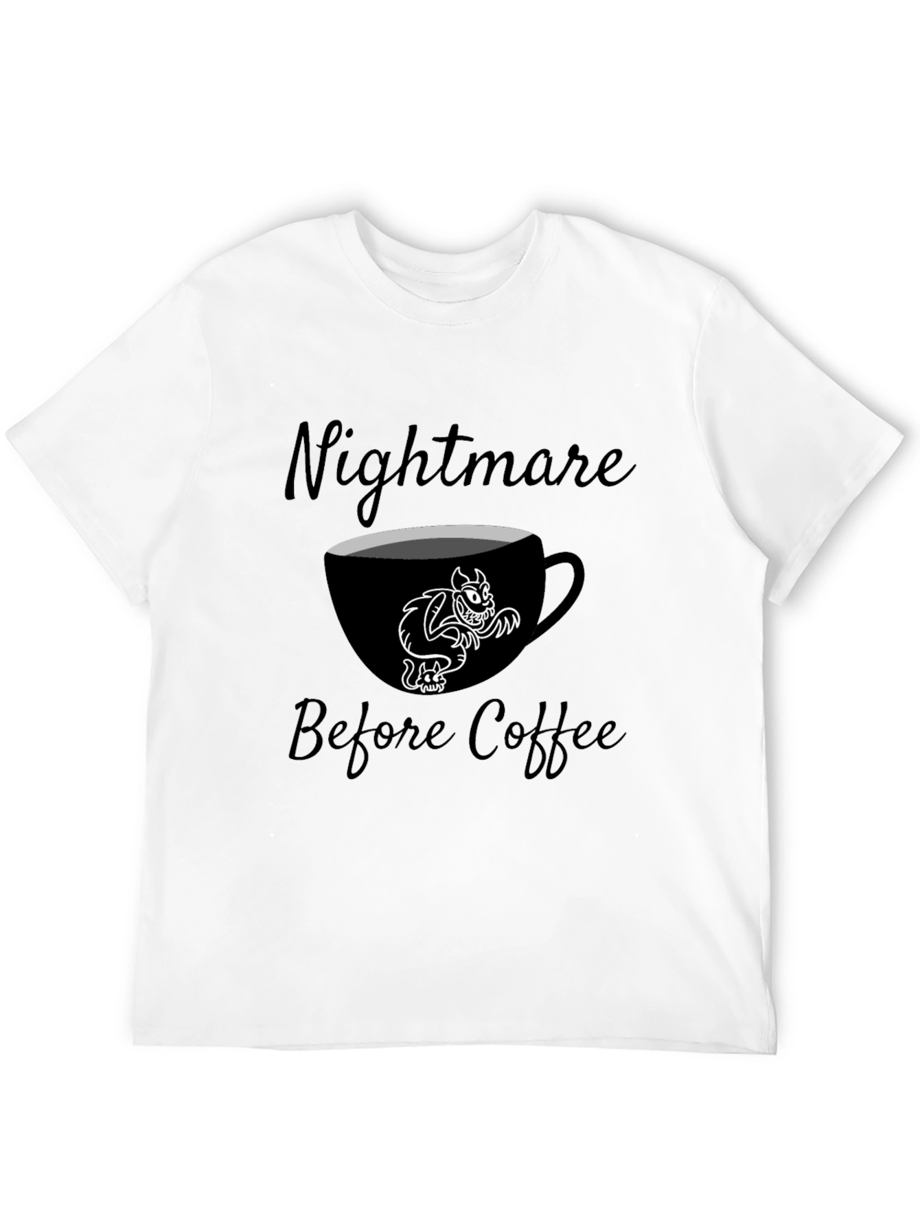 Nightmare Before Coffee Graphic T-Shirt
