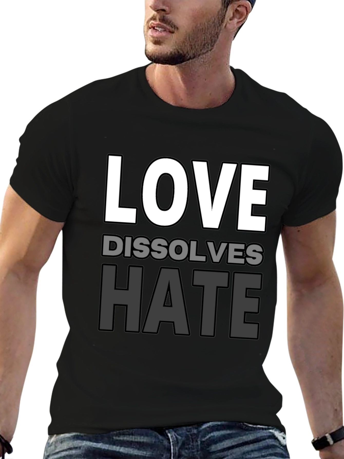 Love Dissolves Hate Graphic T-Shirt