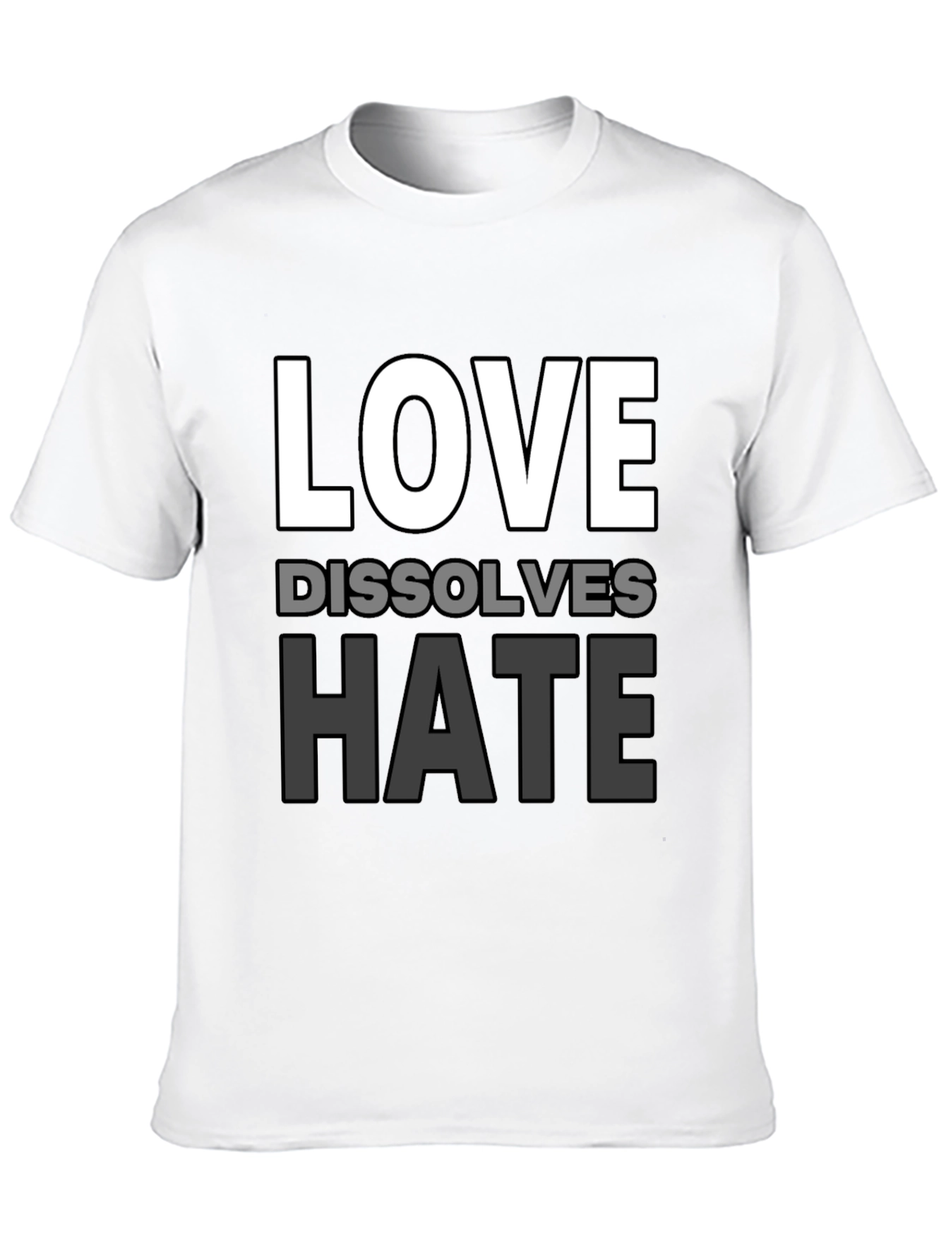 Love Dissolves Hate Graphic T-Shirt