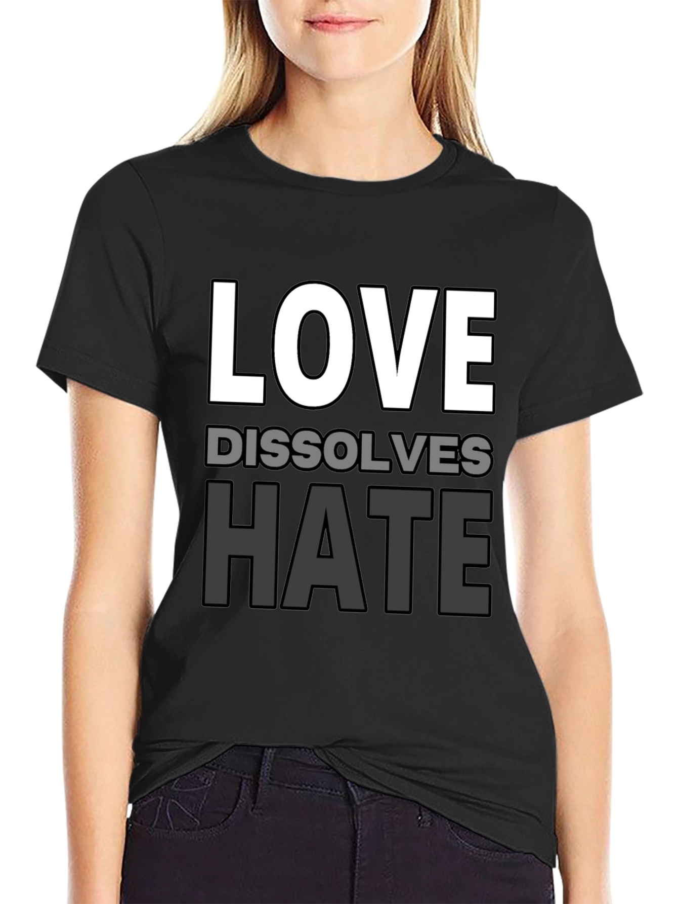 Love Dissolves Hate Graphic T-Shirt