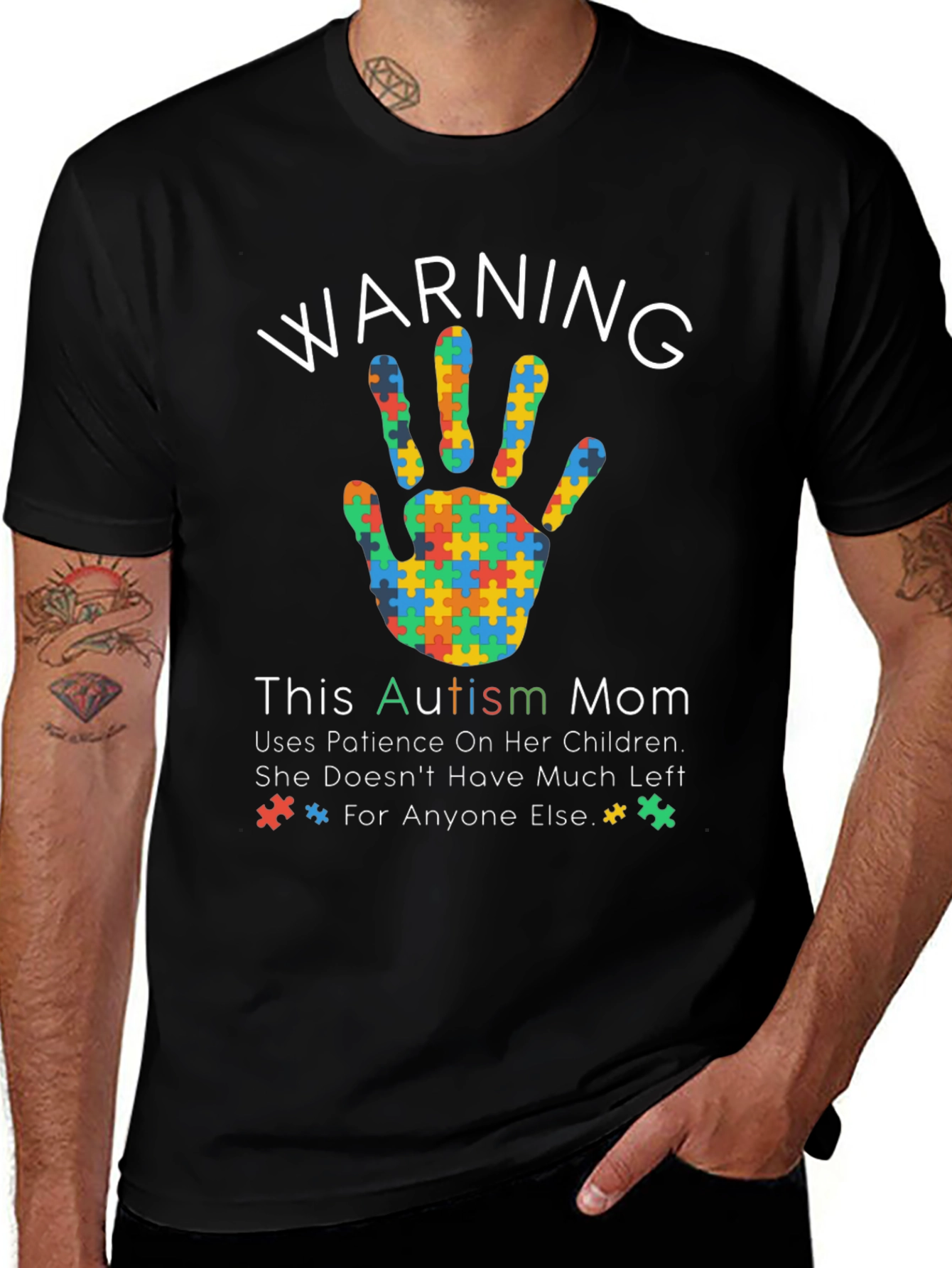 Autism Mom Warning T-Shirt