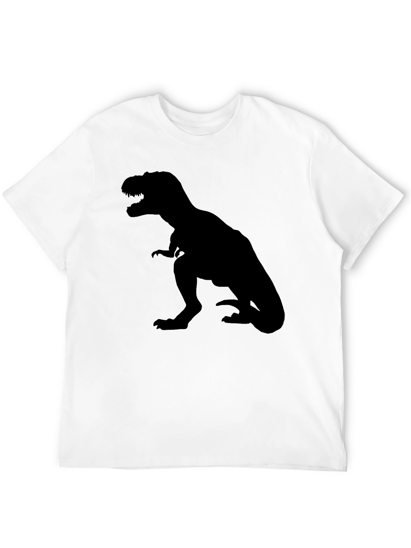 Black T-Rex Dinosaur Graphic Tee