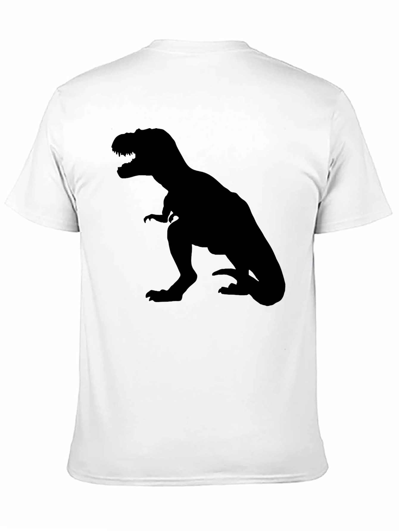 Black T-Rex Dinosaur Graphic Tee