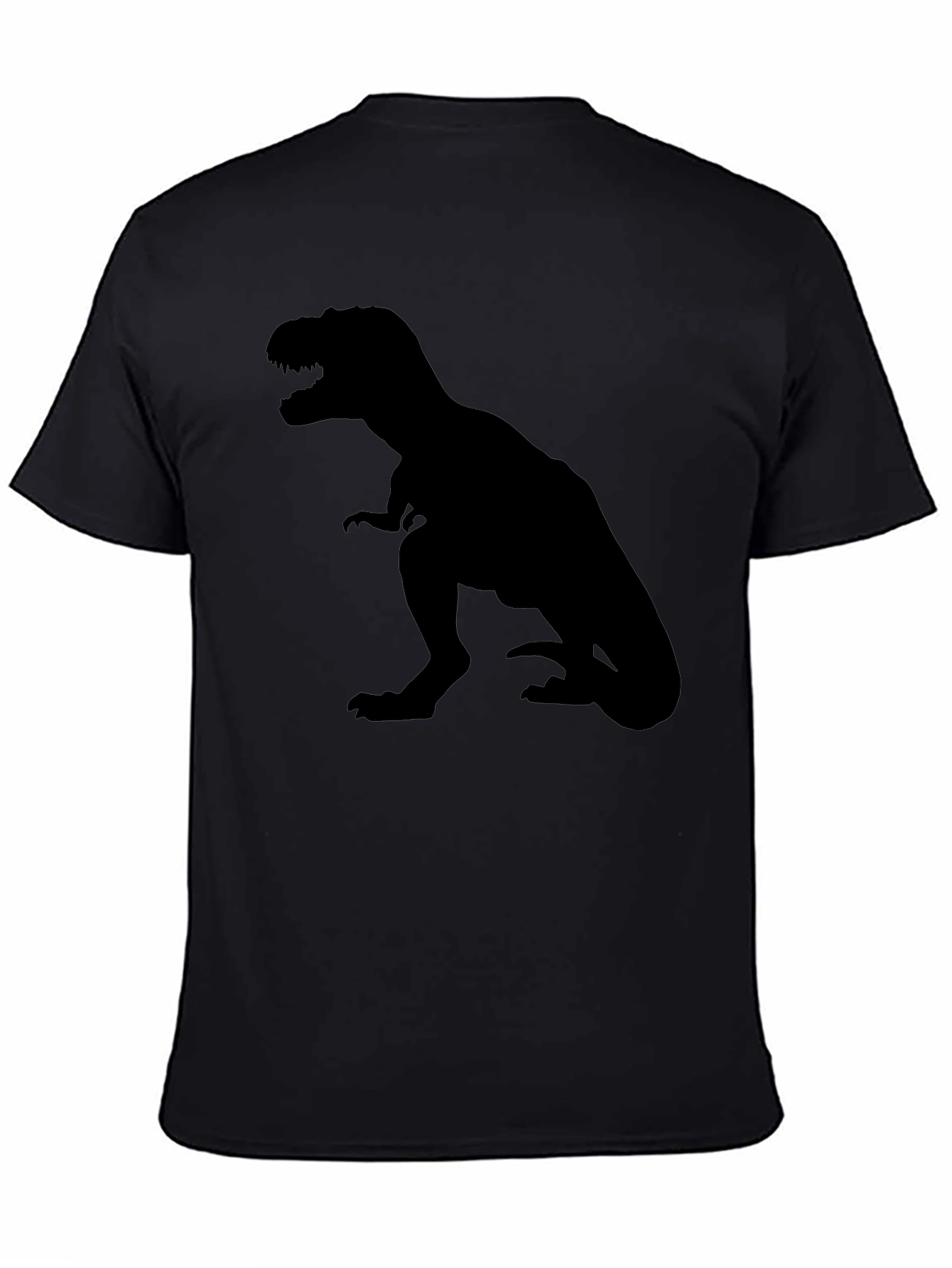Black T-Rex Dinosaur Graphic Tee