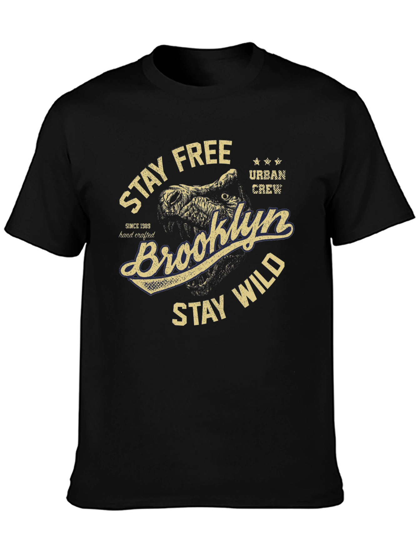 Brooklyn Stay Free Wild Graphic Tee