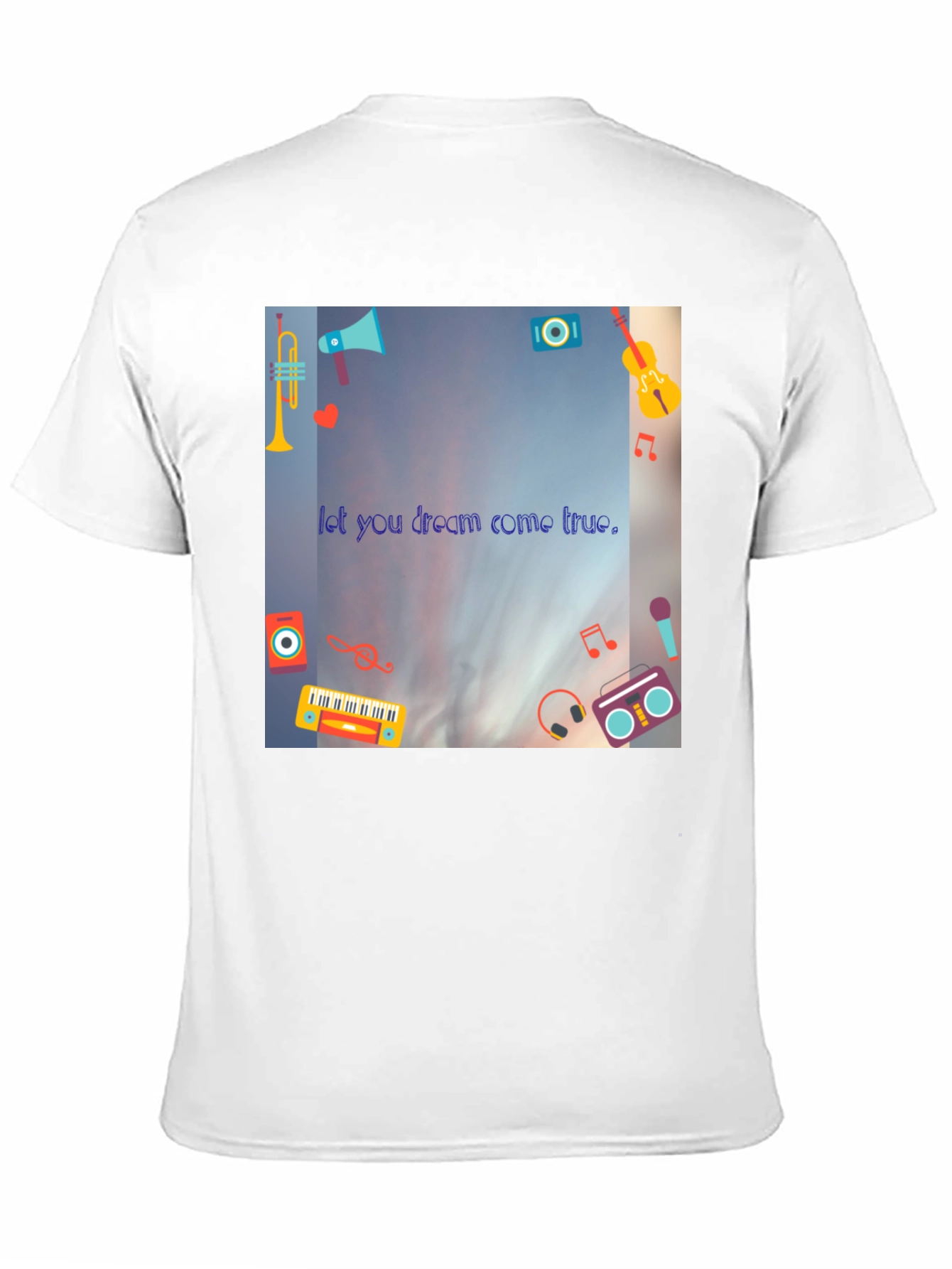 Dream Come True Black T-Shirt - Music Lovers Tee