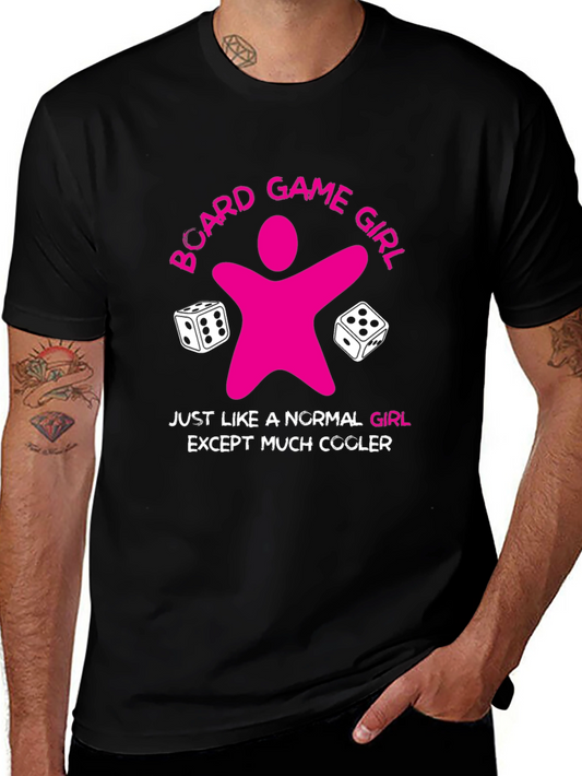 Board Game Girl T-Shirt - Cool Gamer Tee