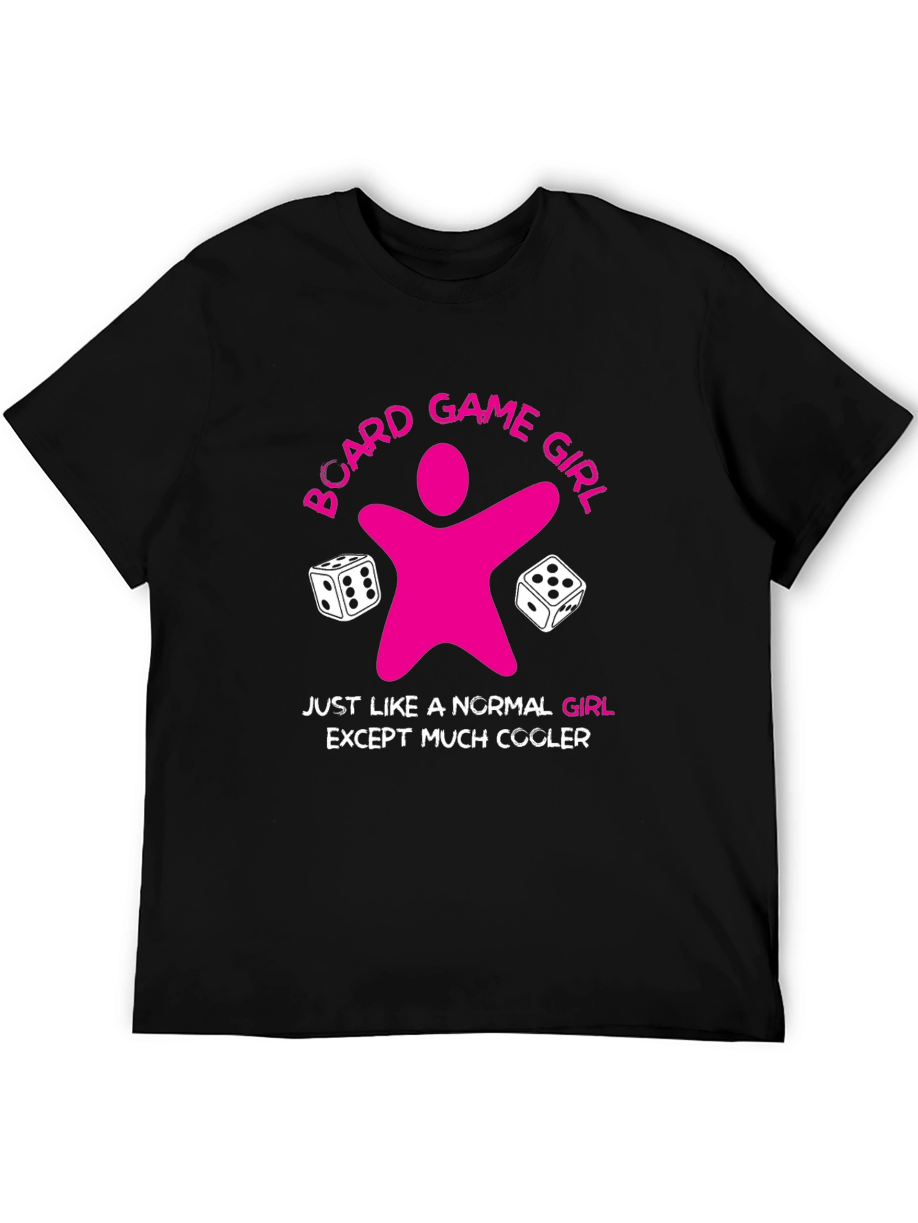 Board Game Girl T-Shirt - Cool Gamer Tee