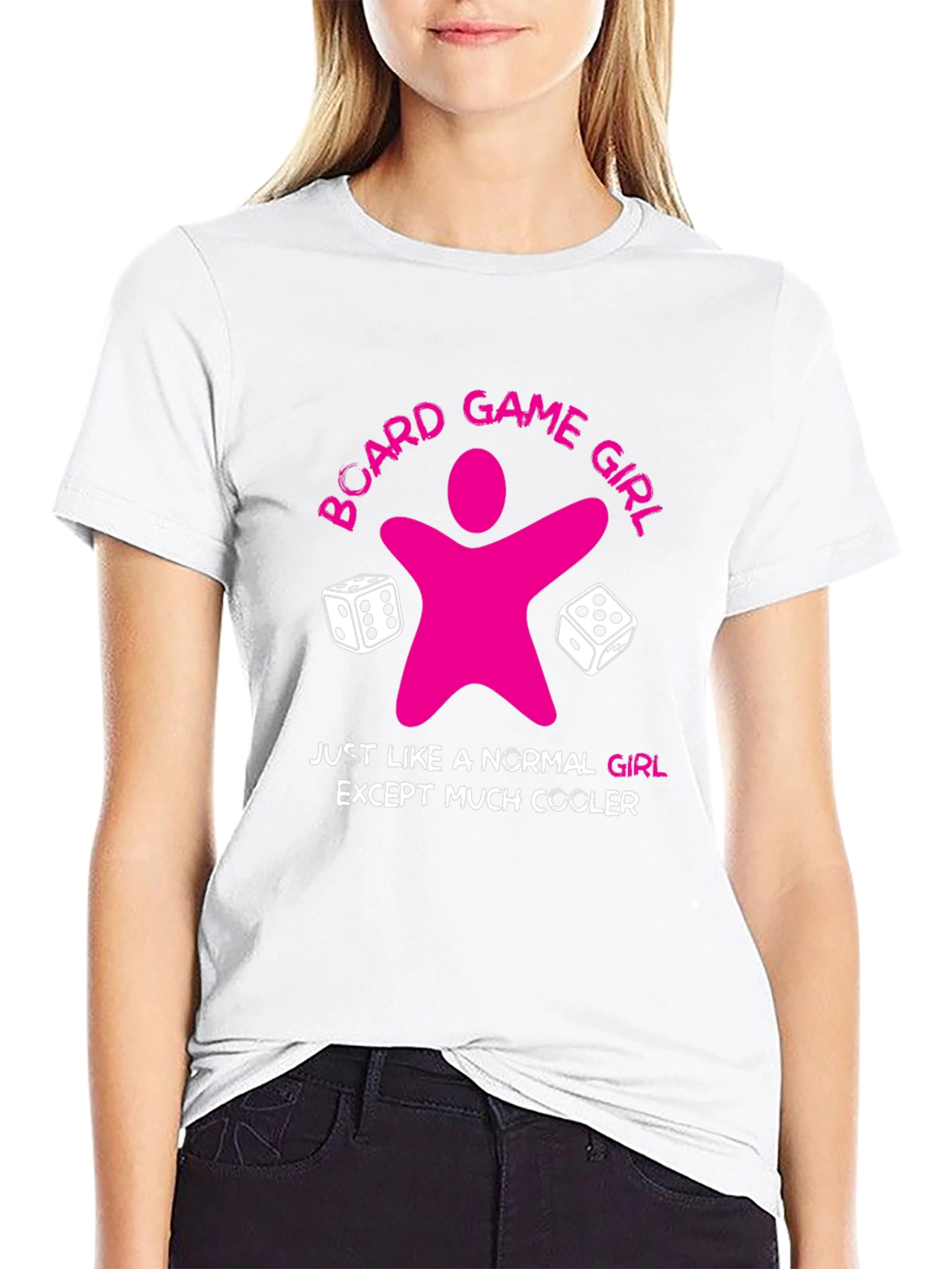 Board Game Girl T-Shirt - Cool Gamer Tee