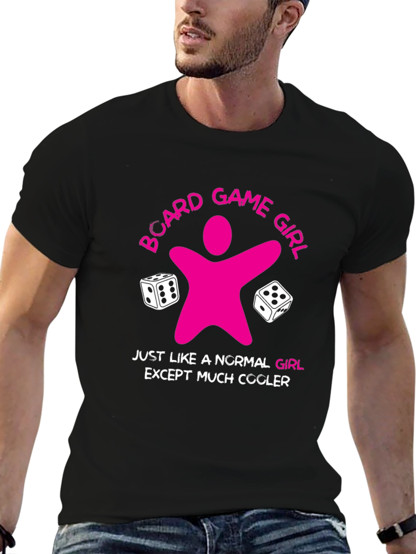 Board Game Girl T-Shirt - Cool Gamer Tee
