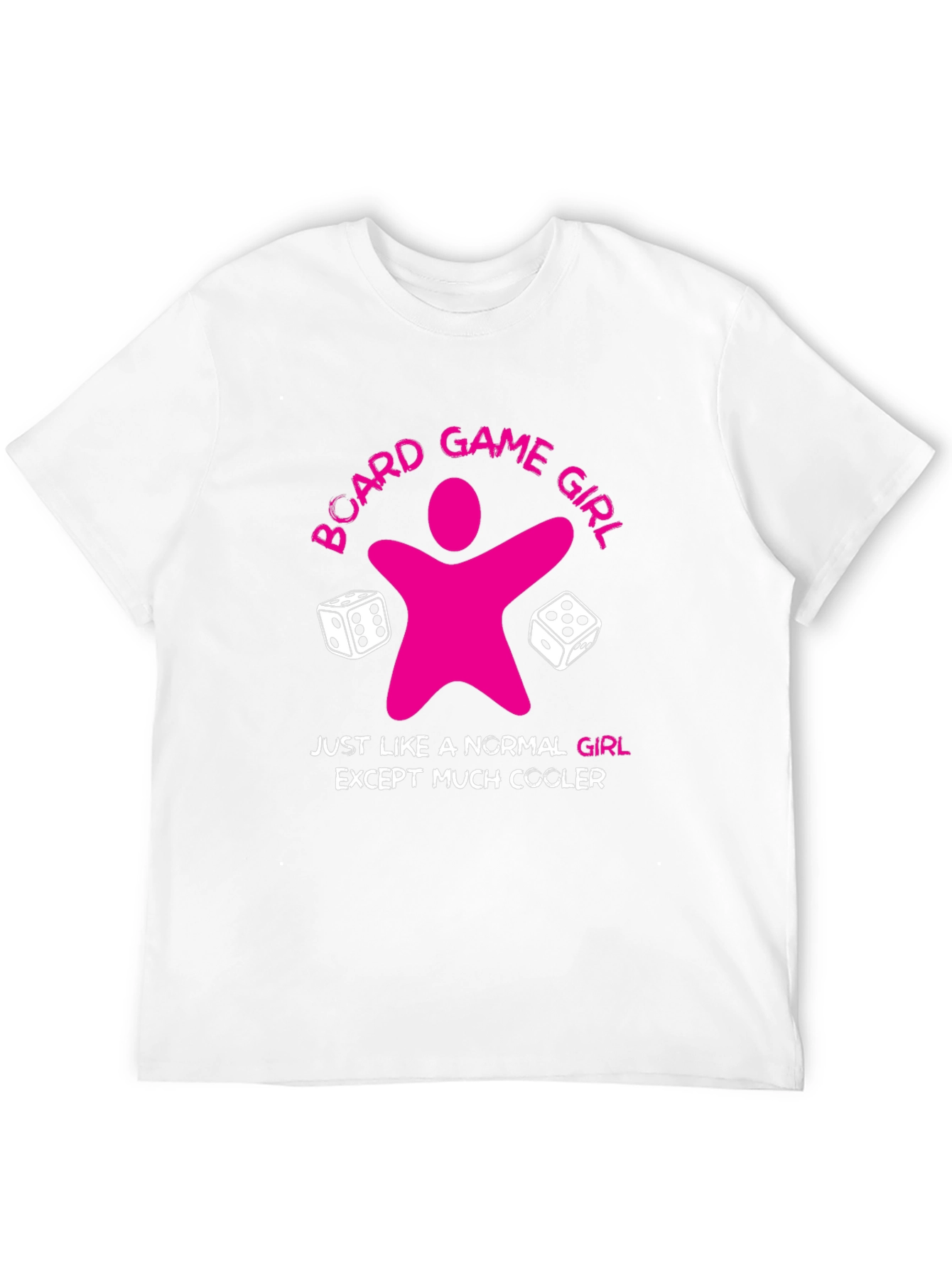 Board Game Girl T-Shirt - Cool Gamer Tee
