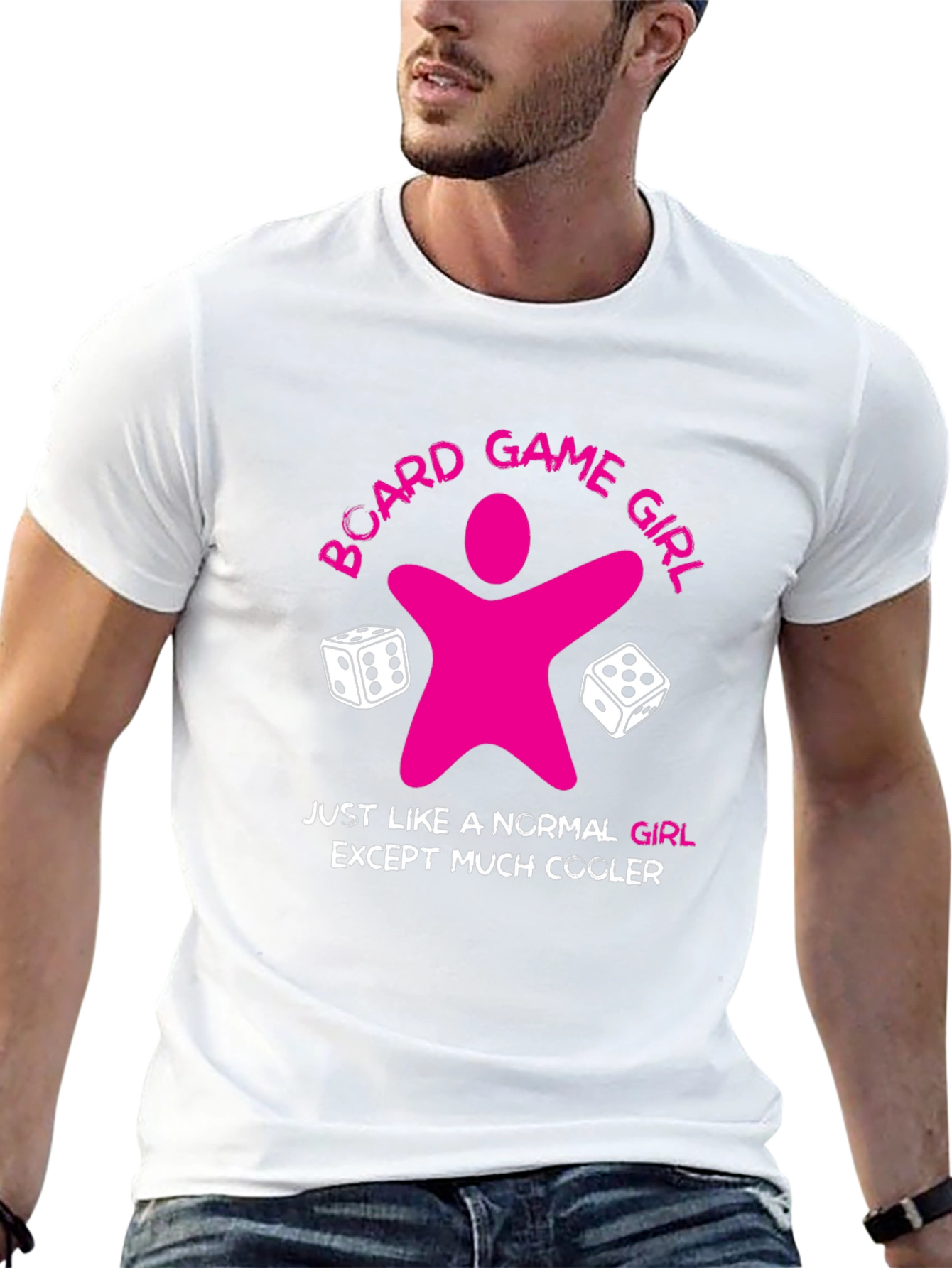 Board Game Girl T-Shirt - Cool Gamer Tee